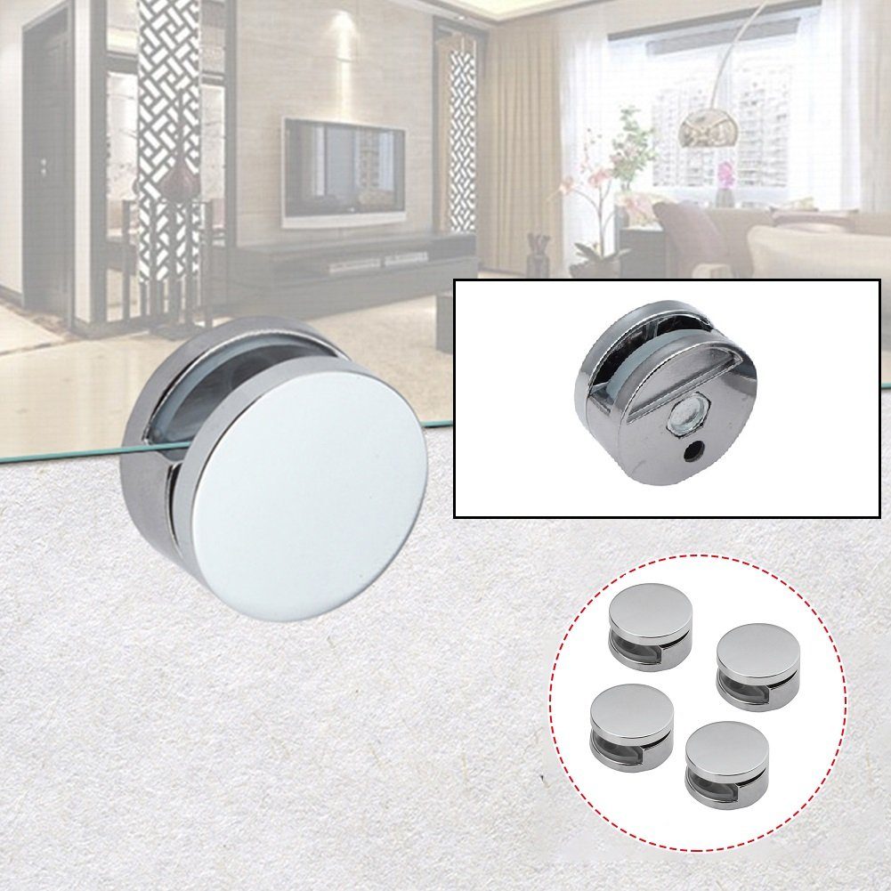BAYLI Regal Spiegelaufhängung Clips, 4 x Spiegelklammern, Spiegelhalterung - – Bild 5 von 5
