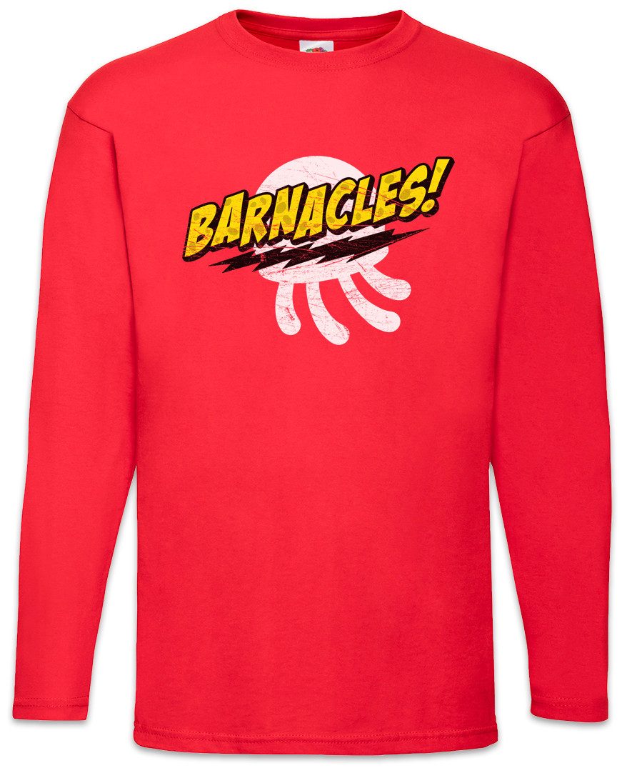 Langarmshirt Jellyfishing Barnacles Langarm T-Shirt Big Sitcom Nerd Bang Geek Gamer