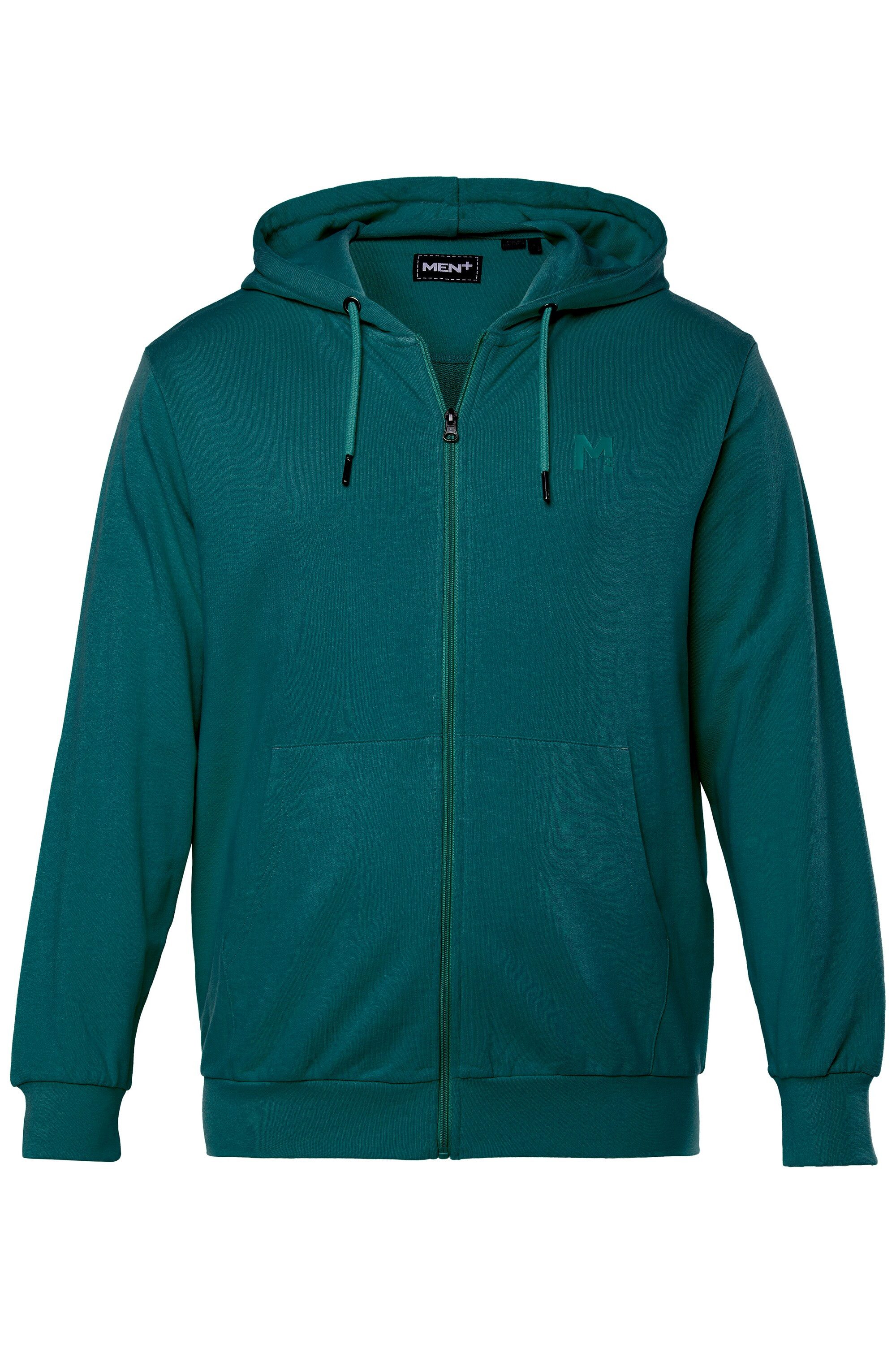 Men Plus Sweatshirt Men+ Kapuzen-Sweatjacke Basic bis 8 XL günstig online kaufen