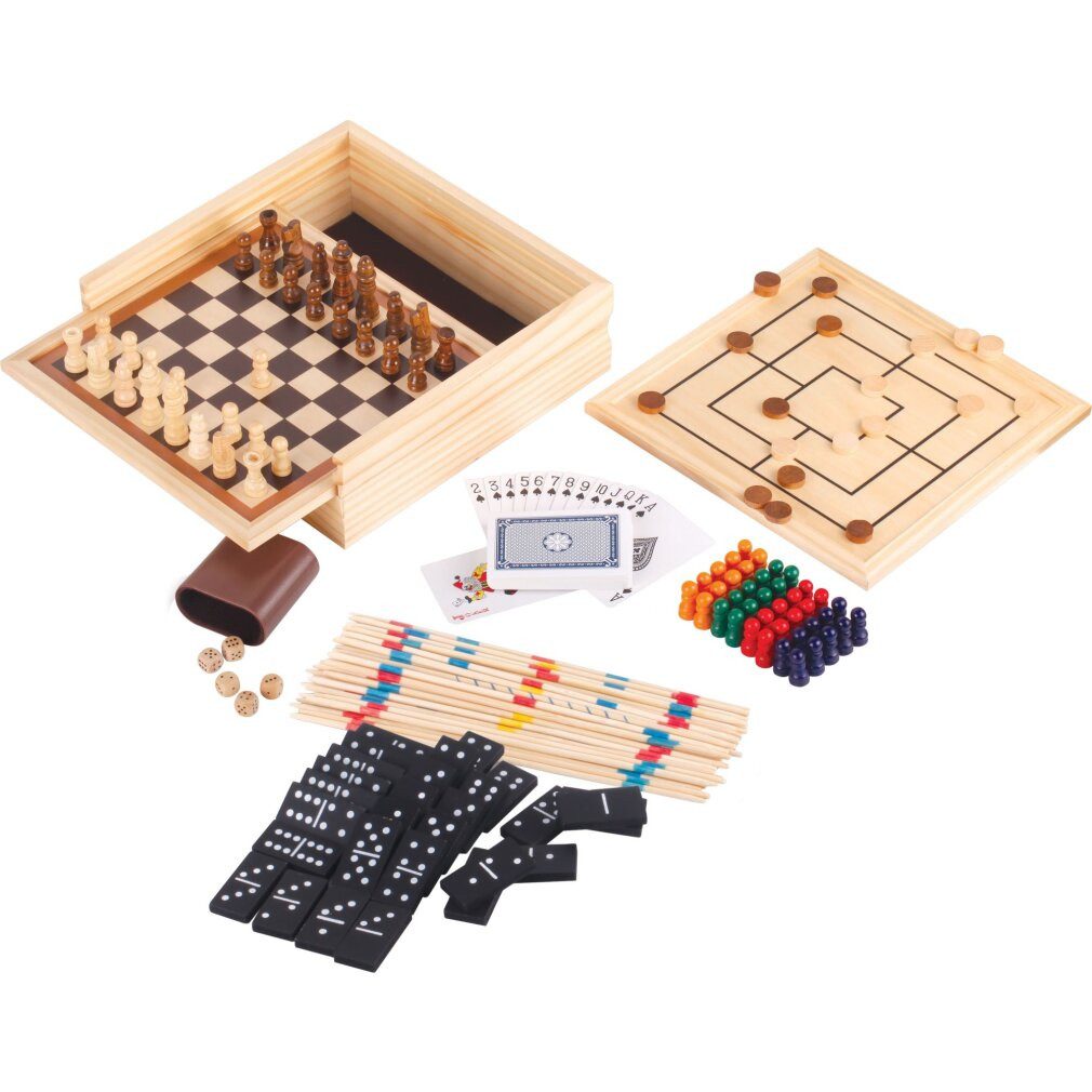 Vedes Spiel Natural Games Holz Spielesammlung 50 in 1