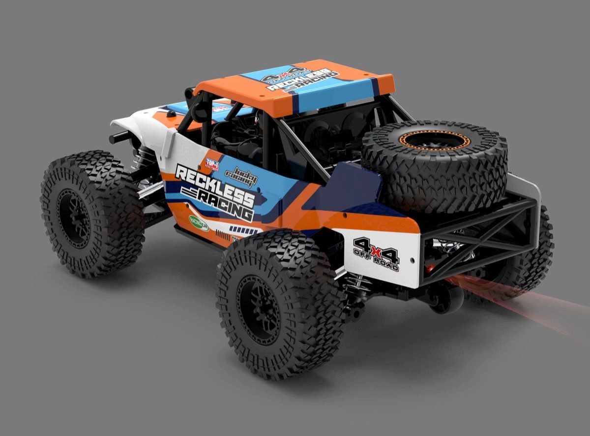 Absima RC-Auto 1:20 Rock Racer 4WD RTR (fertig aufgebaut), inkl. 2.4GHz Fernsteuerungssystem, Akku, USB-Lader und LED Beleuchtung