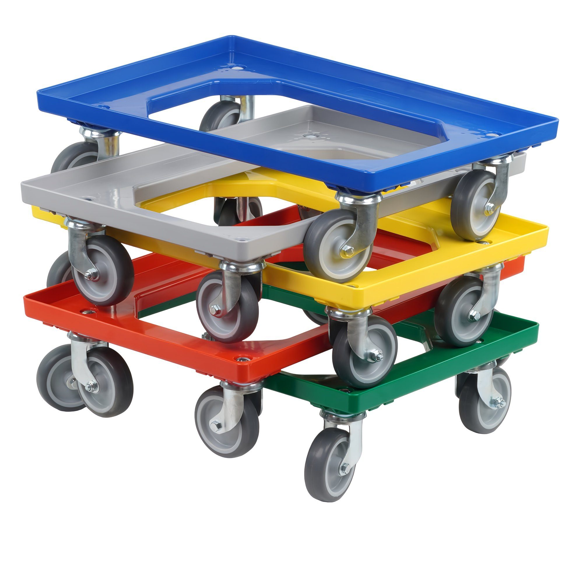 Transportroller 5 x Stück Transportroller 4 Lenkrollen versch. Farben