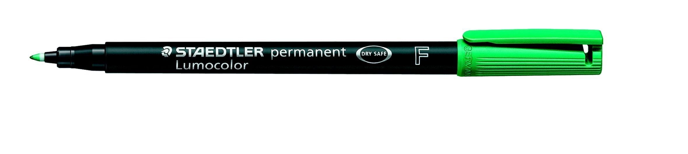 STAEDTLER Kugelschreiber grün Lumocolor Permanent-Marker STAEDTLER 318F,