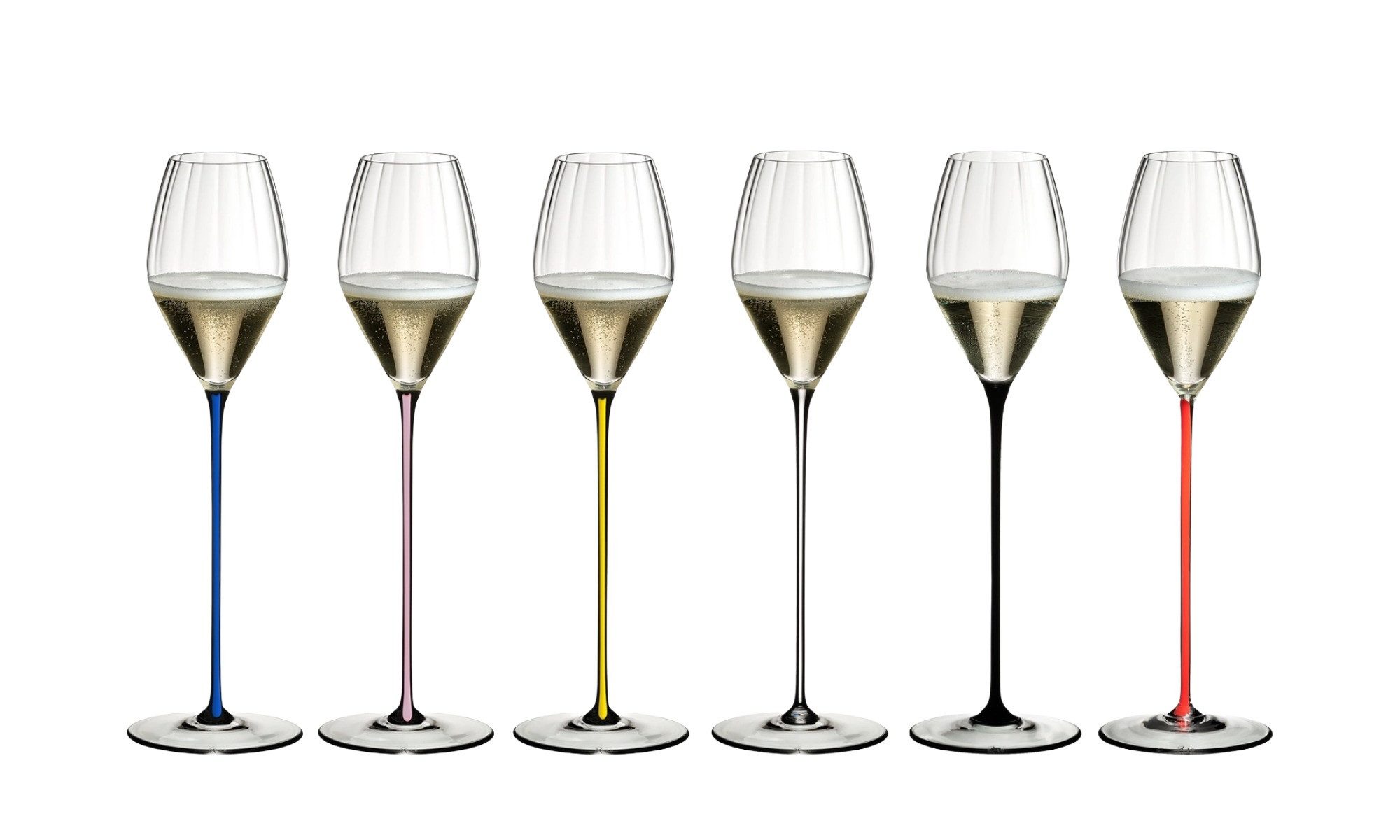 RIEDEL THE WINE GLASS COMPANY Champagnerglas Riedel High Performance Champagnerglas - Schwarz, Kristallglas