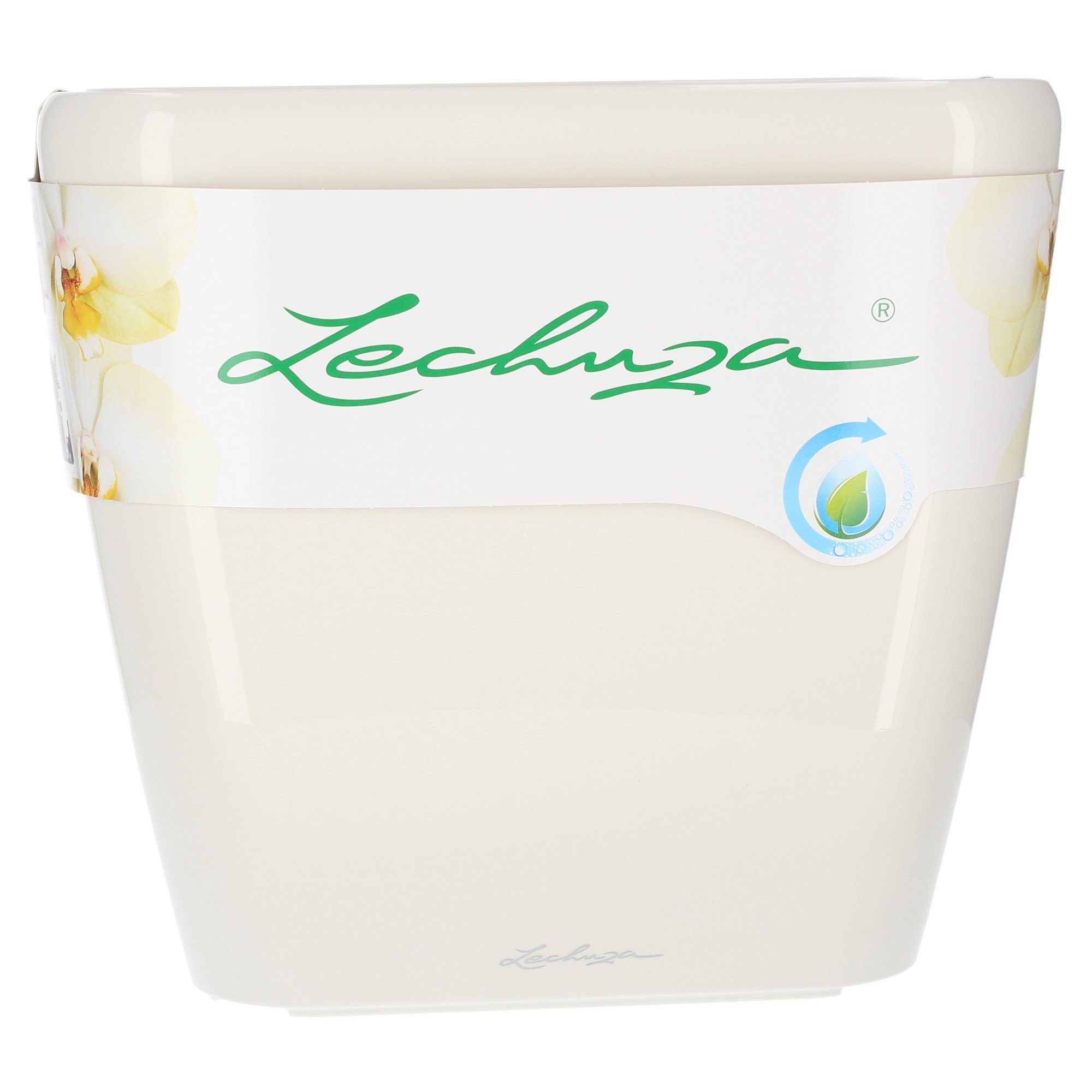 Lechuza® Pflanzkübel Lechuza Blumentopf groß Quadro LS 35 weiß