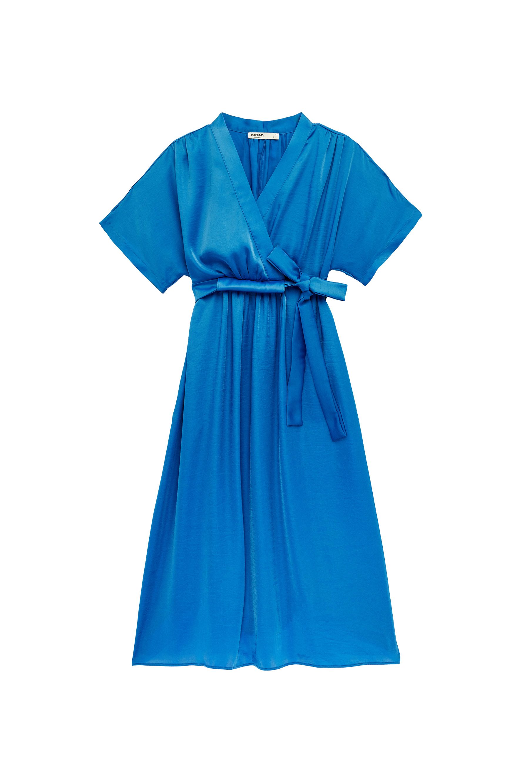 Koton Badekleid Mit Bauchgurt Umschlag Midikleid