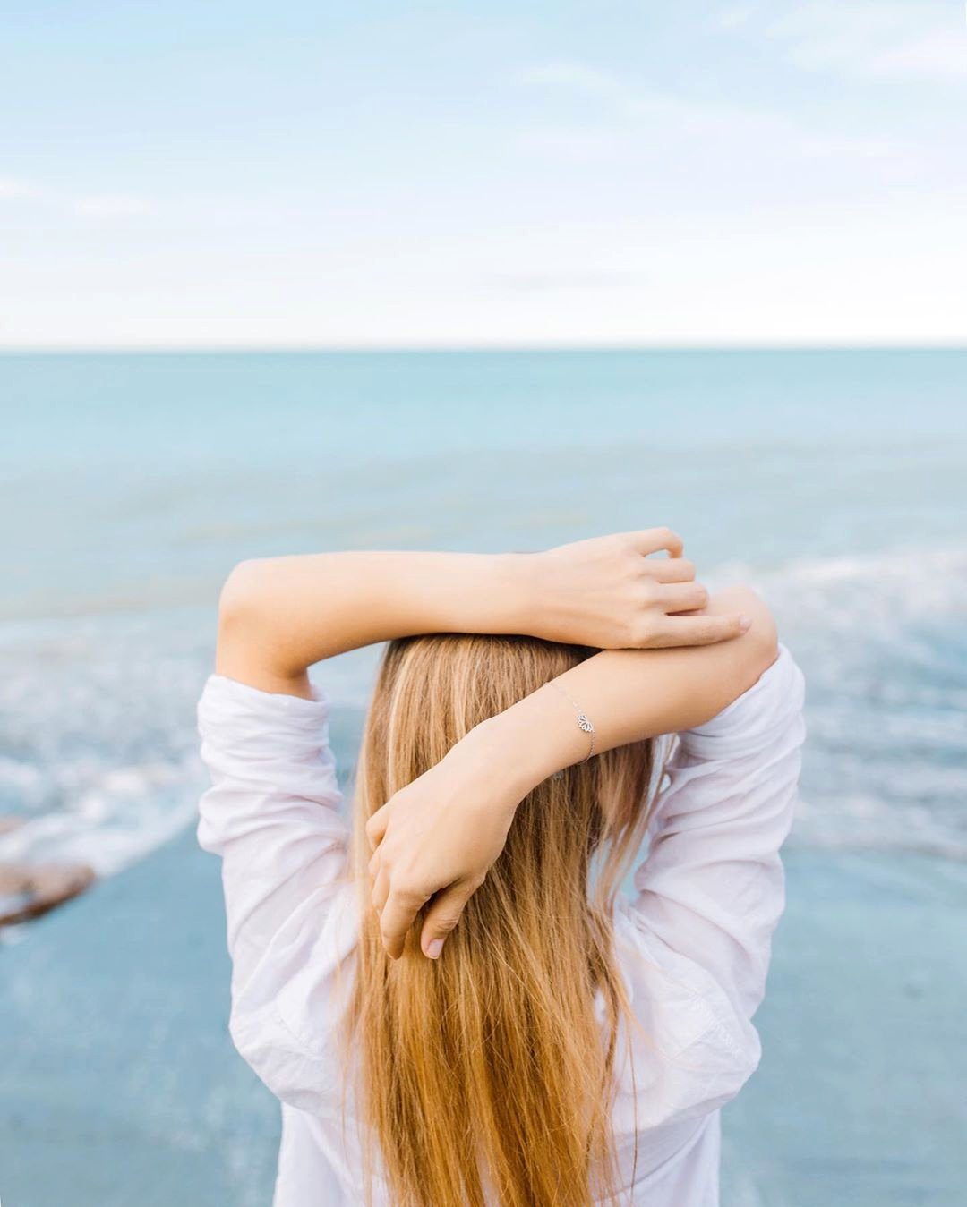 Hey Happiness Armband Lotus 18K Vergoldet, Armkette Lotusblume Anhänger, Ed günstig online kaufen