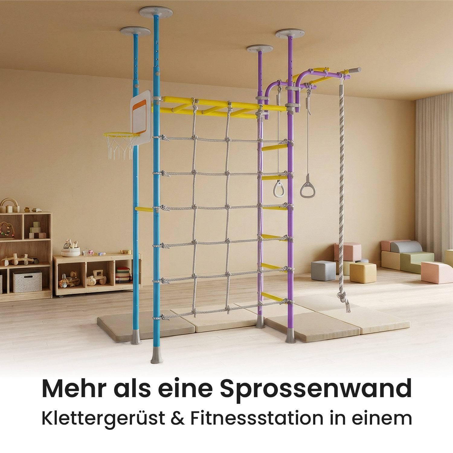 Jeflex Sprossenwand Klettergerüst ClimbMaxx M3