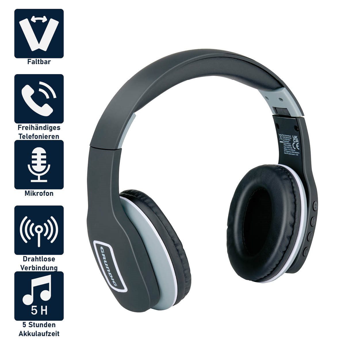 Grundig Grundig Kopfhörer Kabellos Bluetooth Kopfhörer