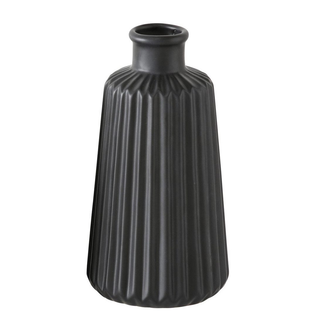 BOLTZE GRUPPE GmbH Dekovase Keramikvase mit Rillenmuster, dekorativ, ESKO (einzeln)