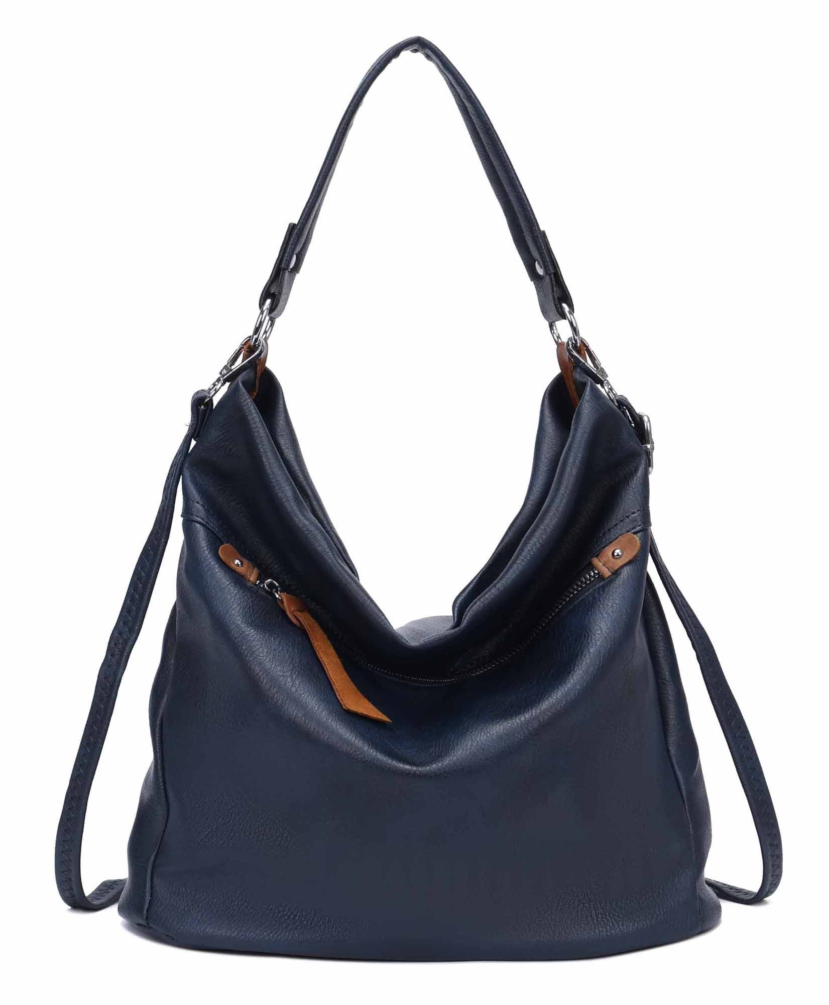 ITALYSHOP24 Schultertasche XL Damen Tasche Shopper günstig online kaufen