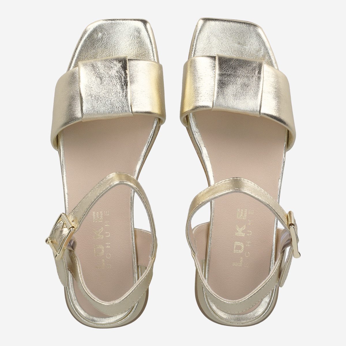 Lüke Schuhe Lüke Schuhe INGRID PLATINO, Sandaletten, Schnürschuhe, Gold, Damen Schnürschuh