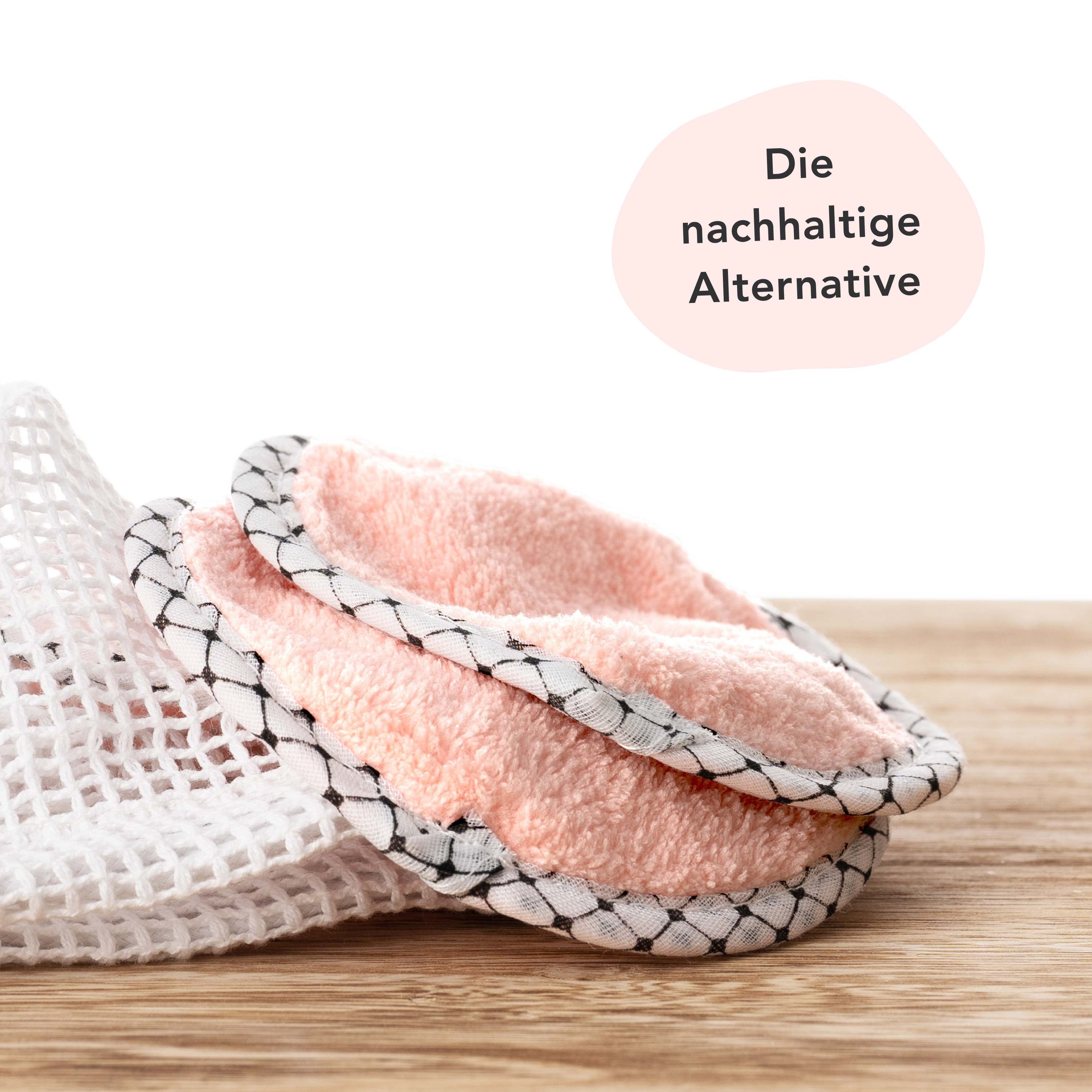 FACES OF FEY Make-up-Entferner MakeUp-Magnet Pads, Wiederverwendbare Abschminktücher - Befreit Haut von MakeUp & Schmutz