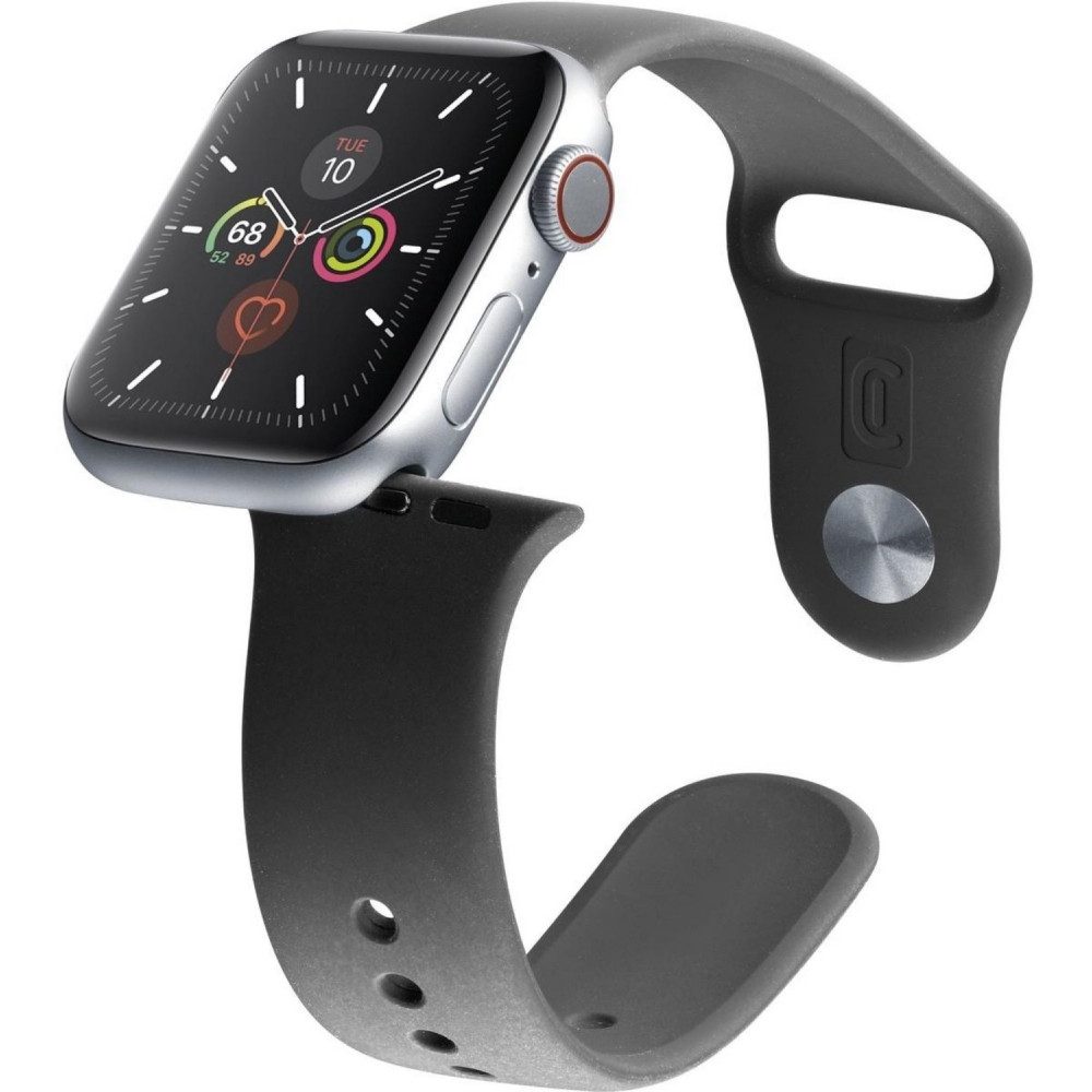 Cellularline Cellularline URBAN Armband für Apple Watch 38/40/41 mm. Smartwatch, Inklusive zwei Armbändern S/M und M/L, Weiches Soft-Touch-Silikon