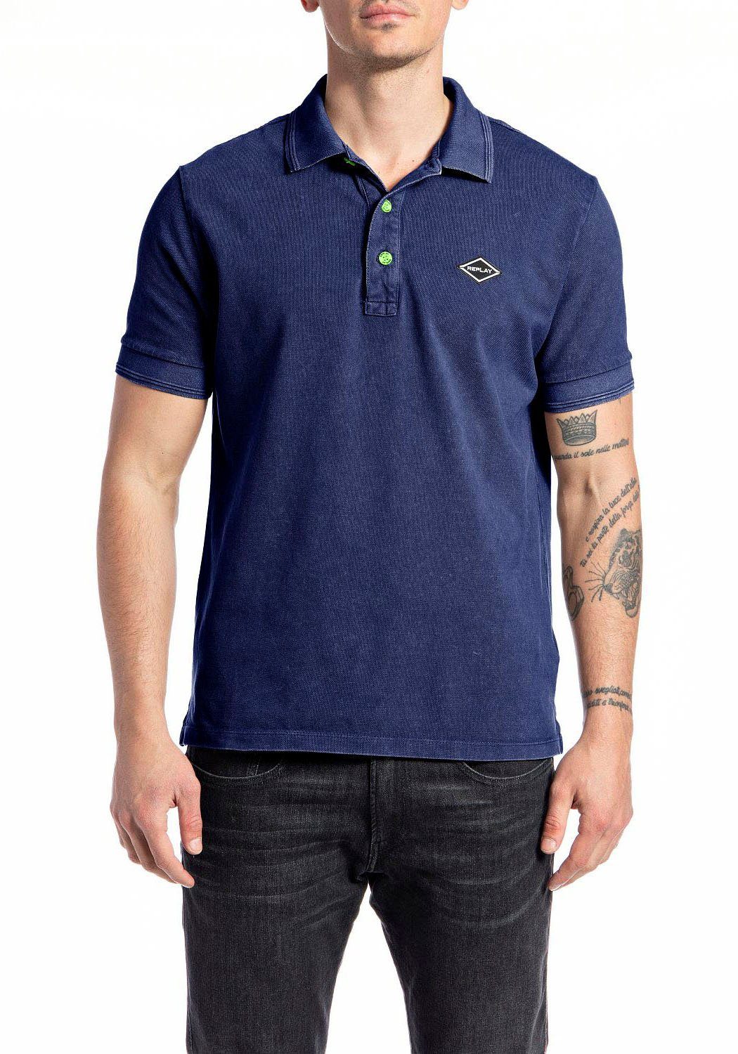 Replay Poloshirt navy blue | Poloshirts