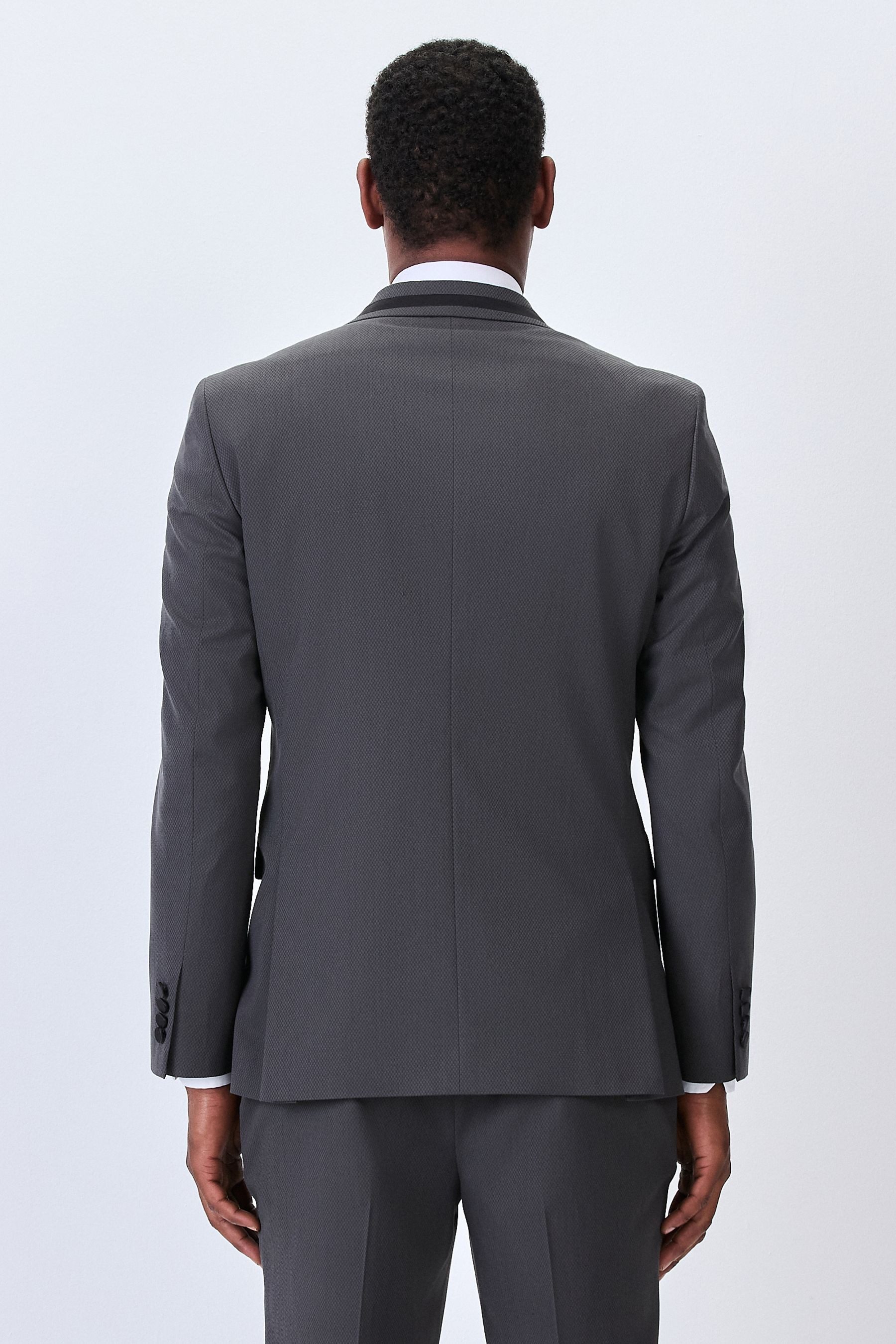 Next Sakko Skinny Fit Smokingsakko mit Reverseinsatz (1-tlg)