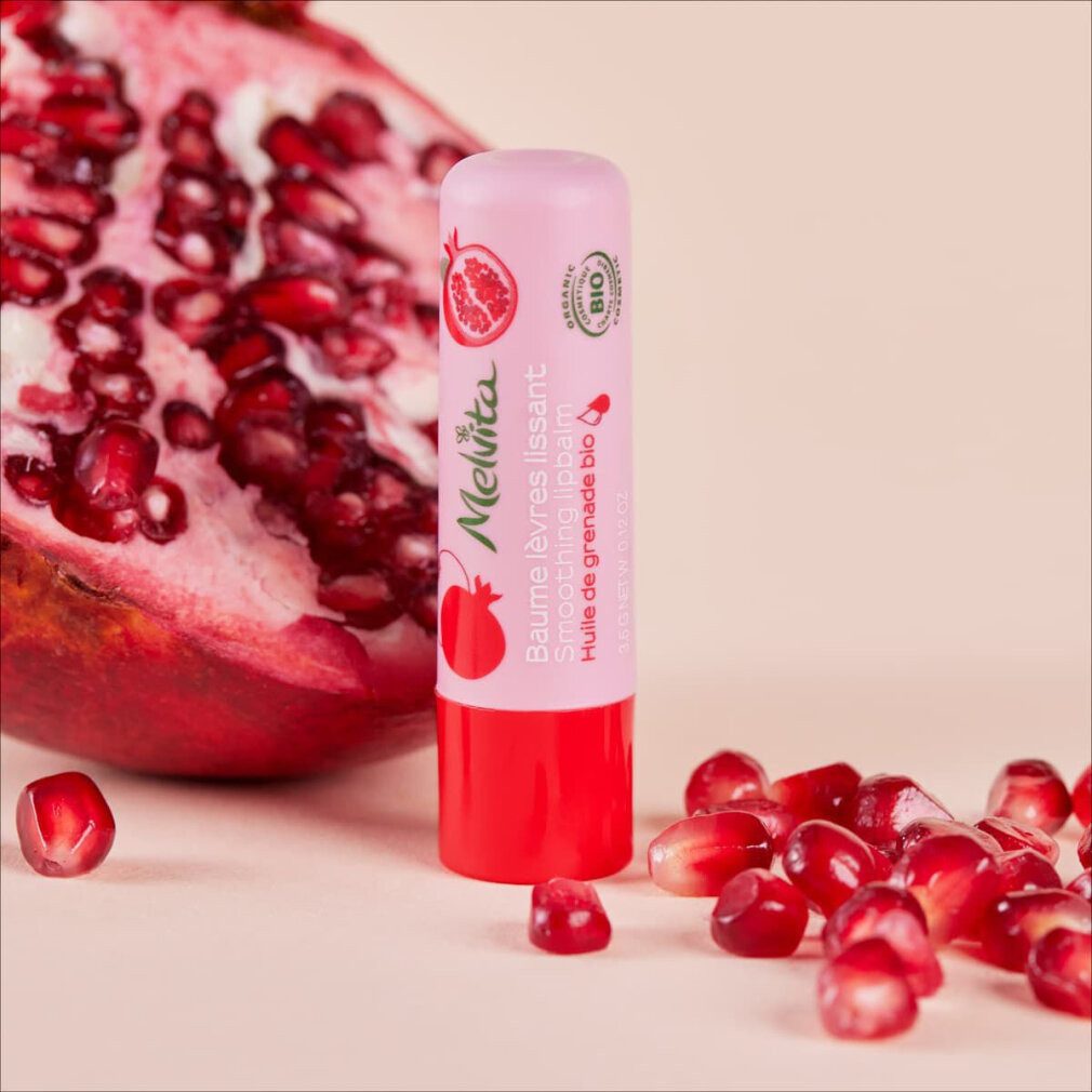 Melvita Lippenpflegemittel Granatapfel Glättender Lippenbalsam 4,5 g