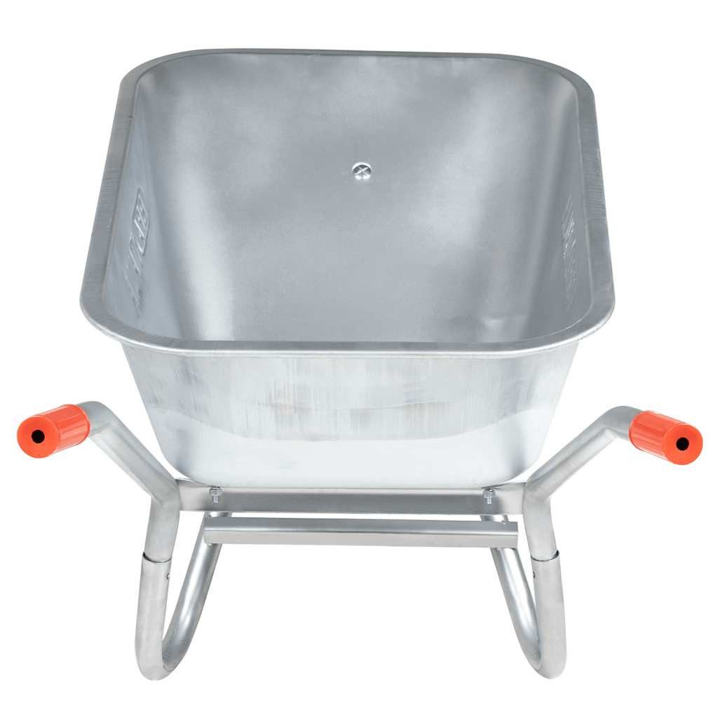 vidaXL Schubkarre Schubkarre 90 L 150 kg Verzinkter Stahl und Kunststoff