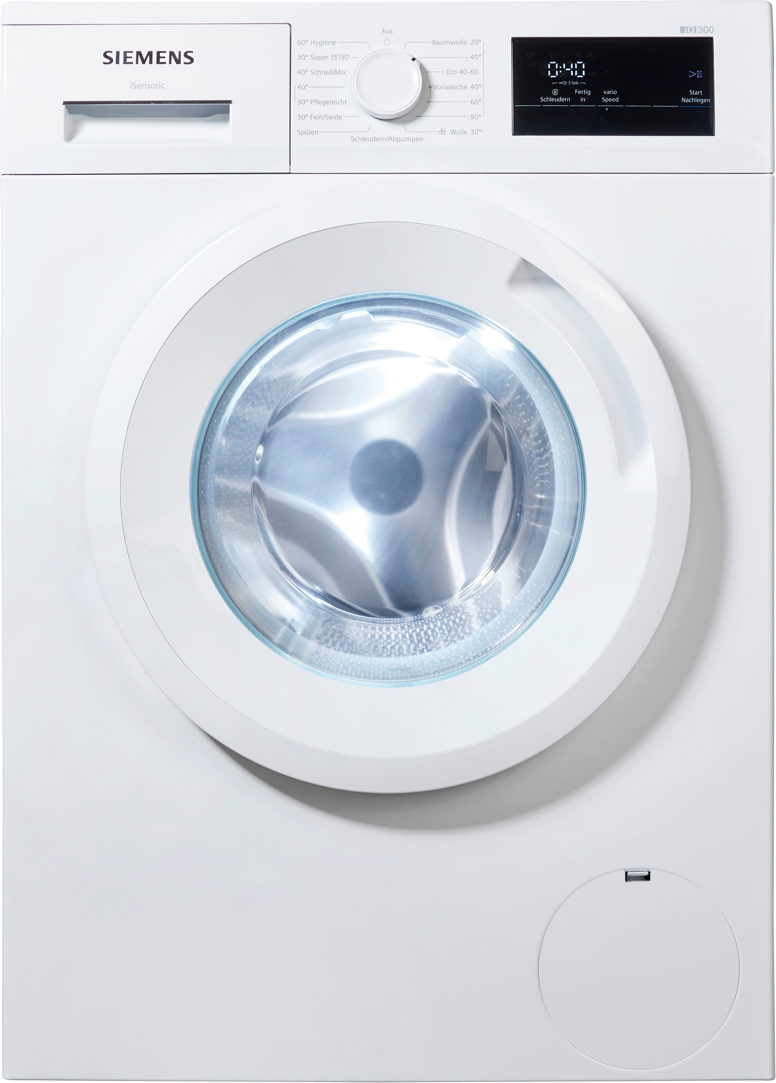 SIEMENS Waschmaschine iQ300 WM14N0A3, 7 1400 U/min kg