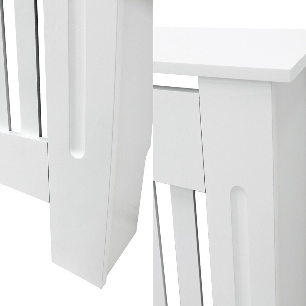 ML-DESIGN Heizungsverkleidung Heizkörperabdeckung aus Holz Heizkörperverkleidung für die Heizung, Zubehör für Heizkörper, Heizungsabdeckung lackiert Landhaussti – Bild 4 von 5