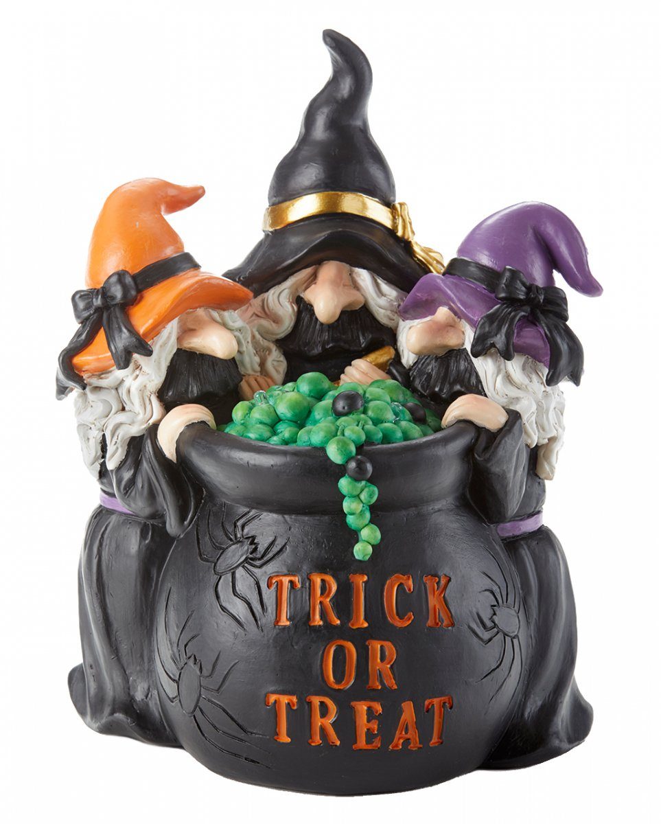 Dekofigur am Hexenkessel Treat Trick or Horror-Shop 3 25cm Hexen