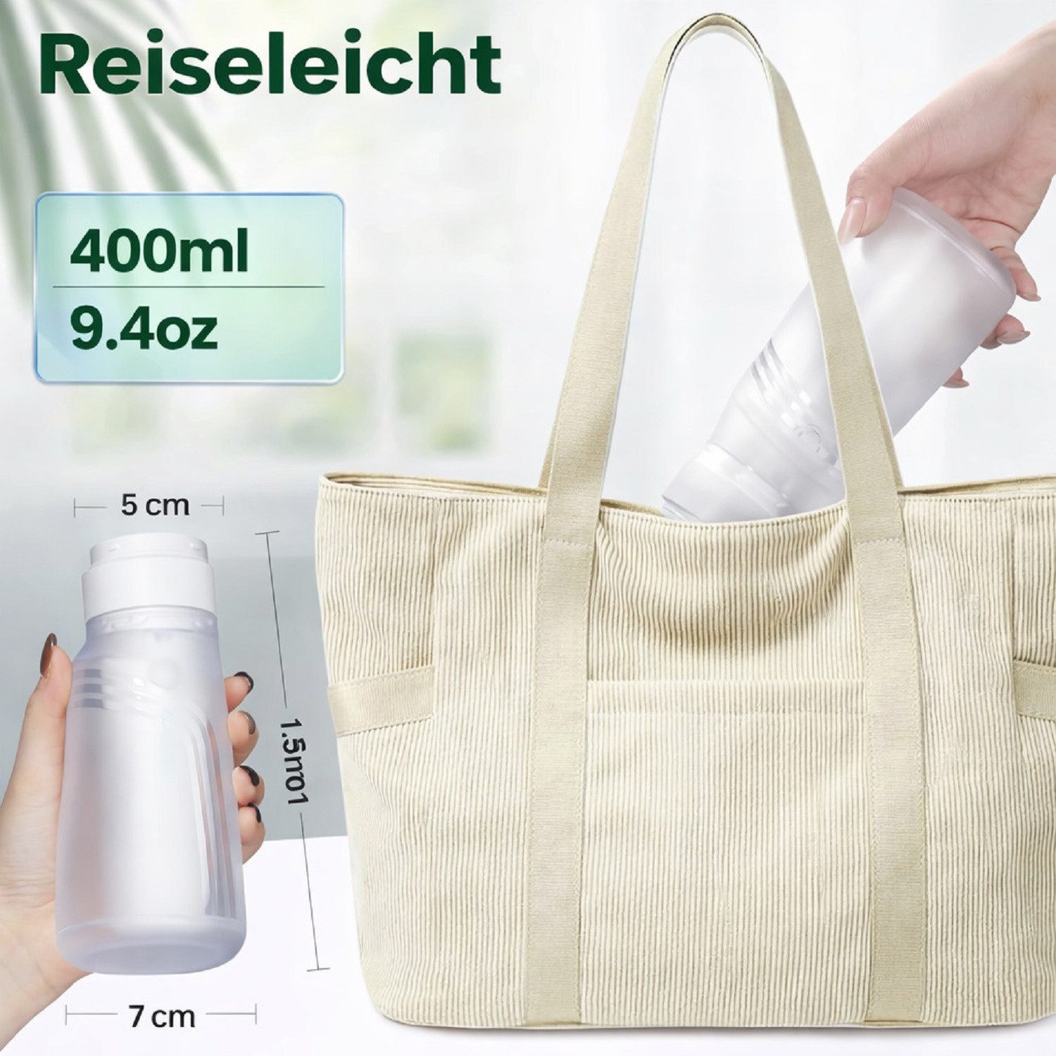COOL-i ® Bidet Tragbares elektrisches Bidet, 400 ml Tank, wiederaufladbar – Bild 5 von 5
