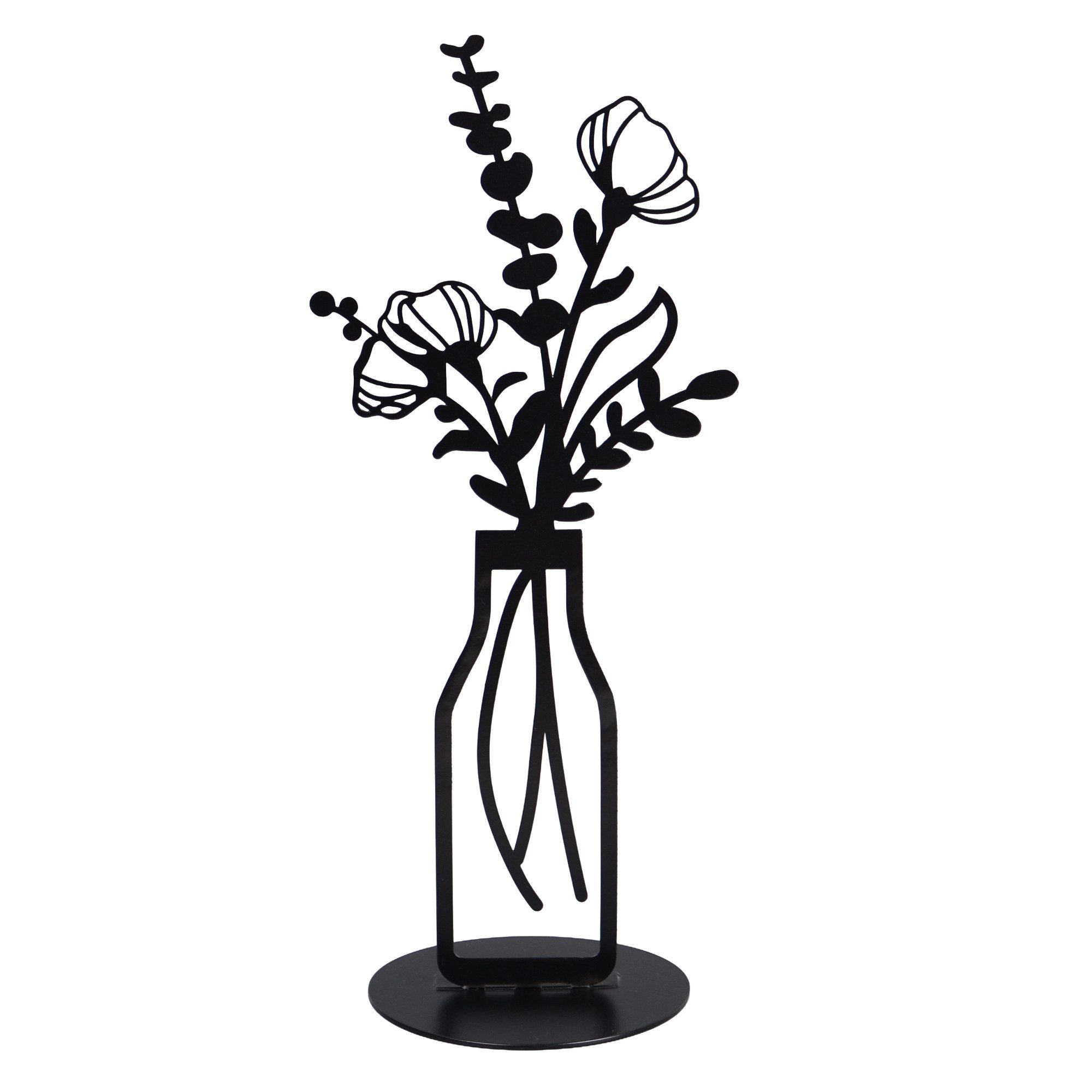 UNUS HOME Dekofigur Deko Aufsteller aus Metall Elisabeth Blumenvase (Aufste günstig online kaufen