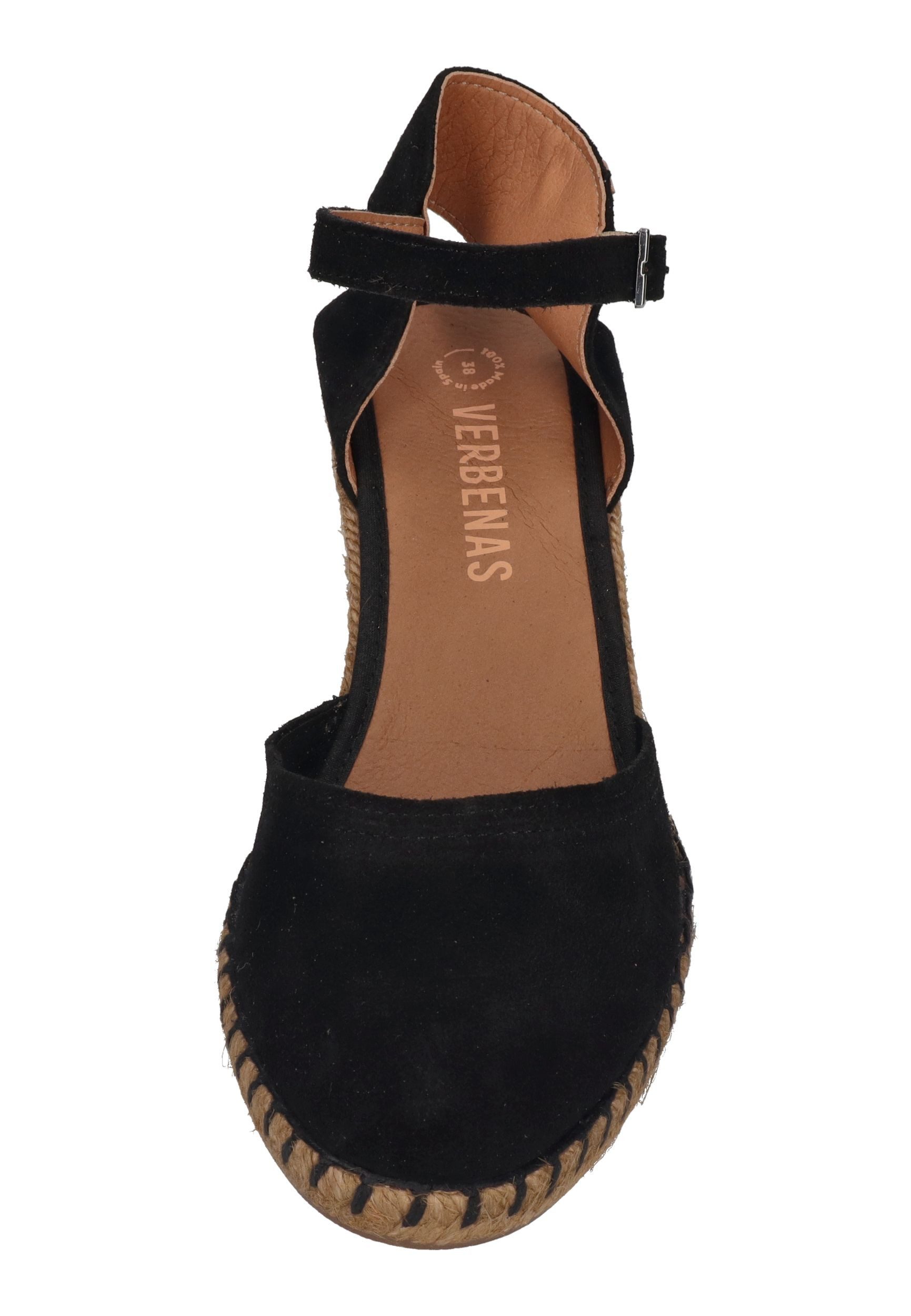VERBENAS MALENA SERRAJE TAN Sandalette Negro – Bild 3 von 5