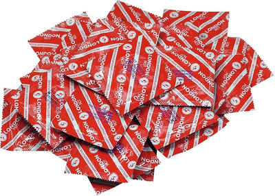 London Kondome rot Packung, 100 St., mit Erdbeeraroma