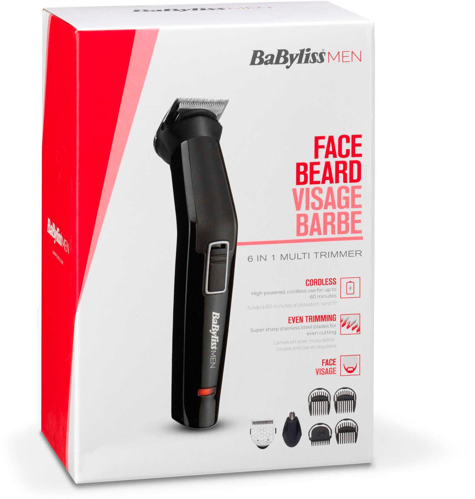 BaByliss Multifunktionstrimmer für MT725E Bart, Augenbrauen, Ohrenhaar Nasen- & MEN