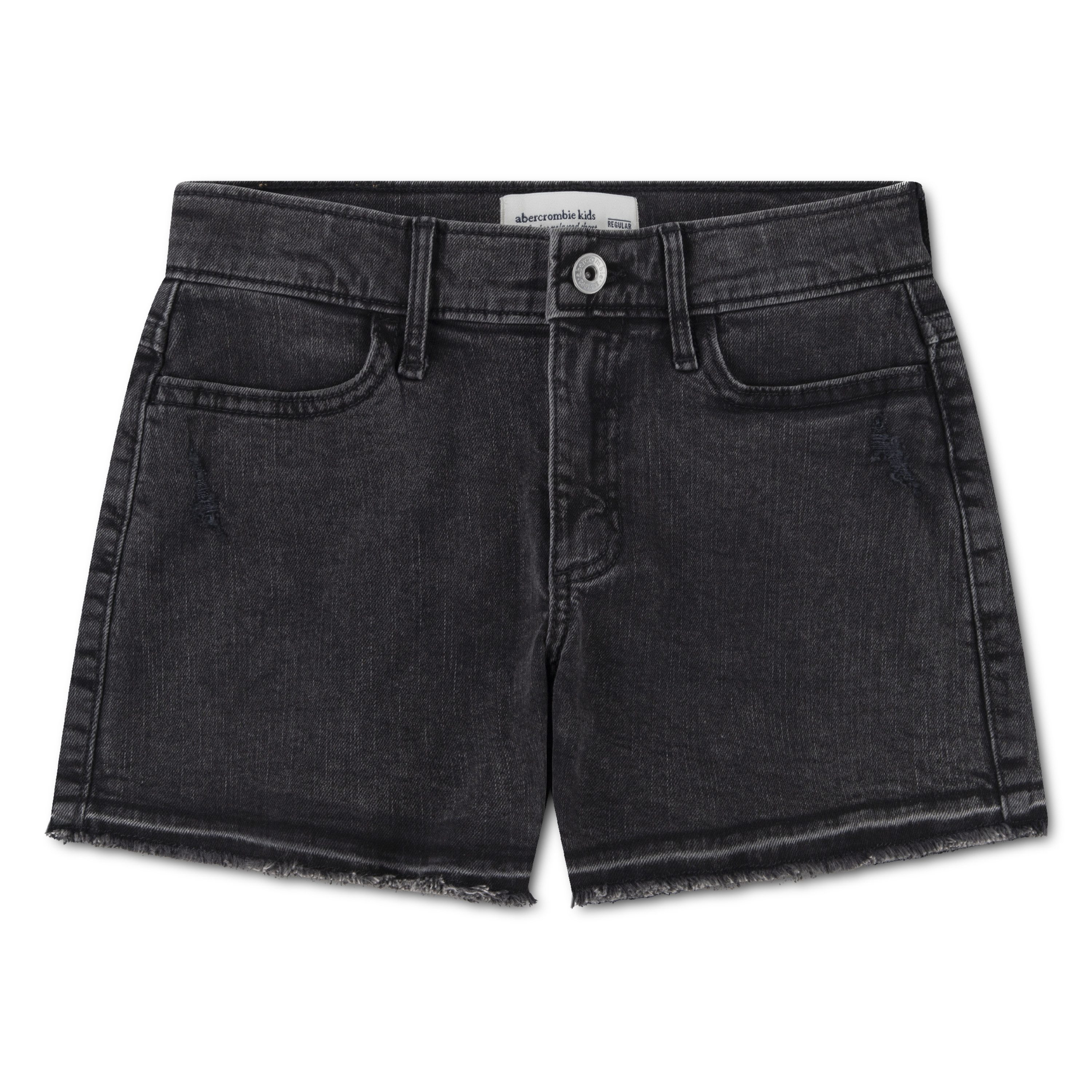 Abercrombie Kids Jeansshorts AFG HIGH RISE RELAXED DENIM SH 4-Pocket-Style, ohne Coinpocket