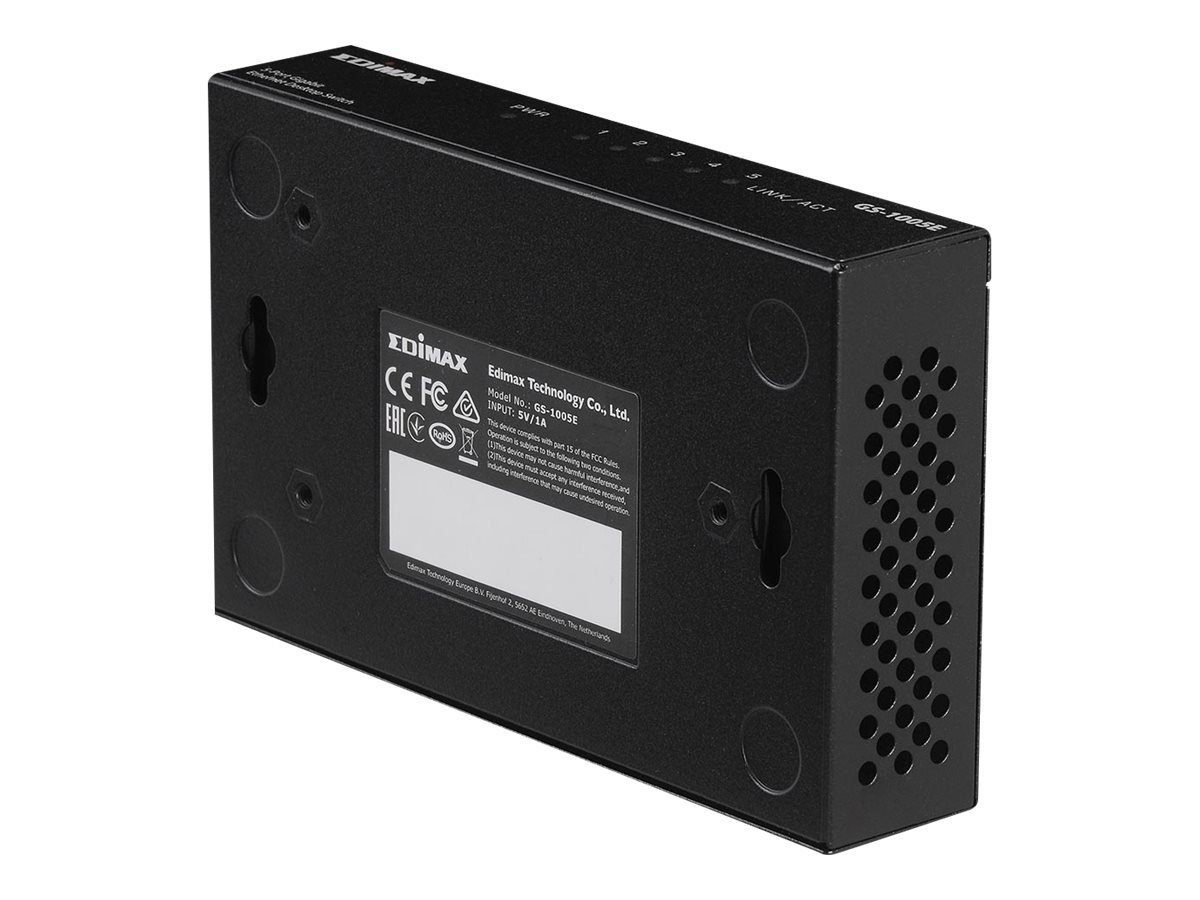 EDIMAX Gigabit Ethernet 5 Ports Desktop Switch,Metal Gehäuse Gigabit H Netzwerk-Switch