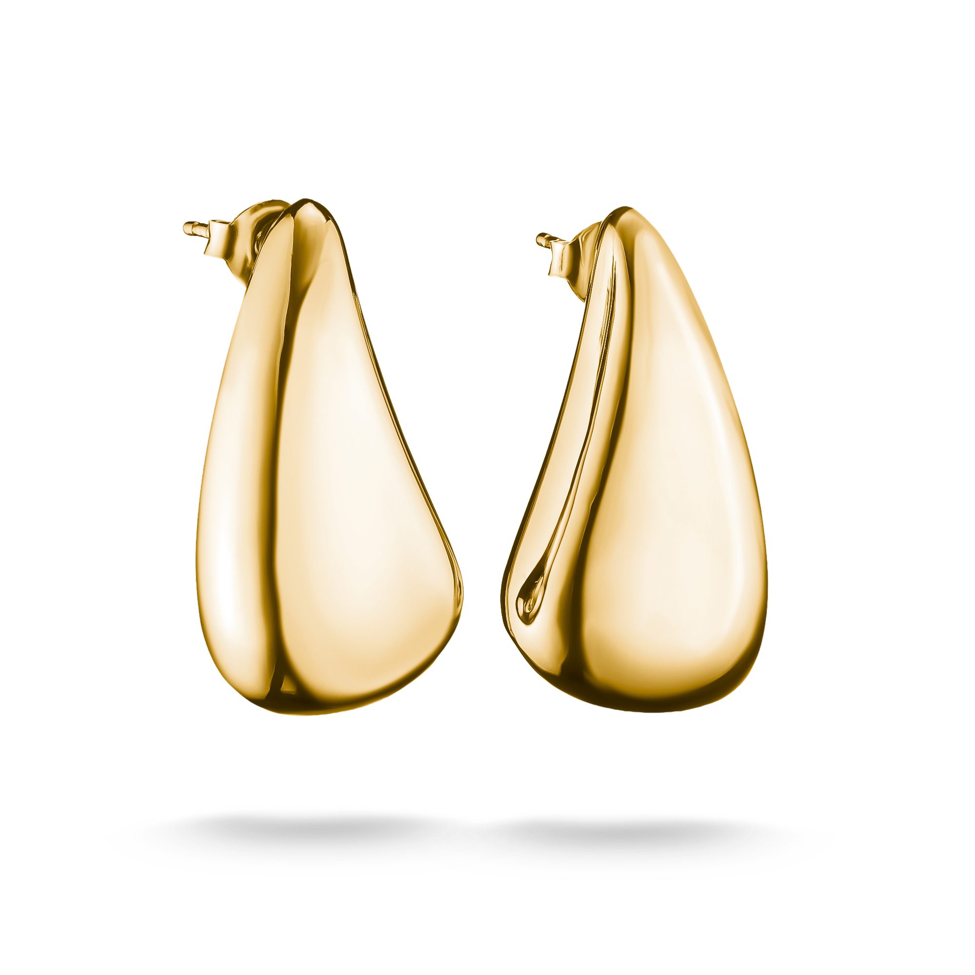 THOMAS SABO Paar Ohrstecker Chunky Ohrringe gelbgoldfarben