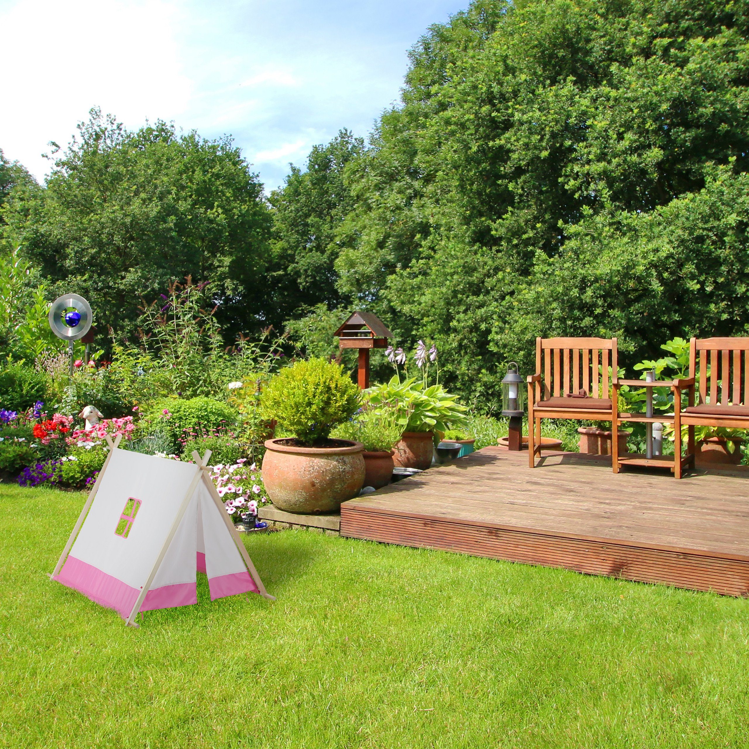 relaxdays Tipi-Zelt für Kinder, Personen: 1 (1 tlg) – Bild 5 von 5