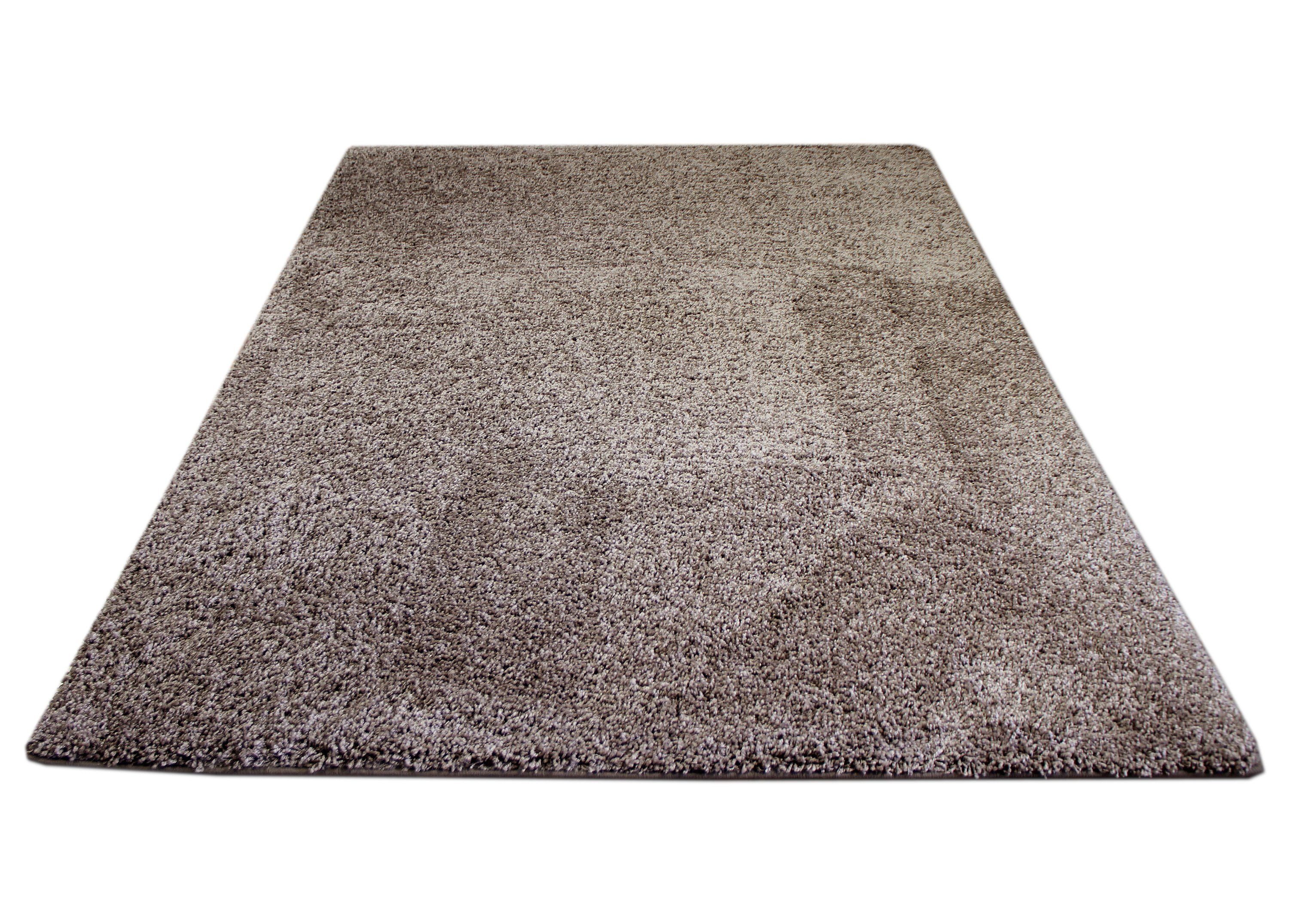 Snapstyle Hochflor-Teppich Luxus Hochflor Langflor Teppich Milano, Rechteckig, Höhe: 43 mm