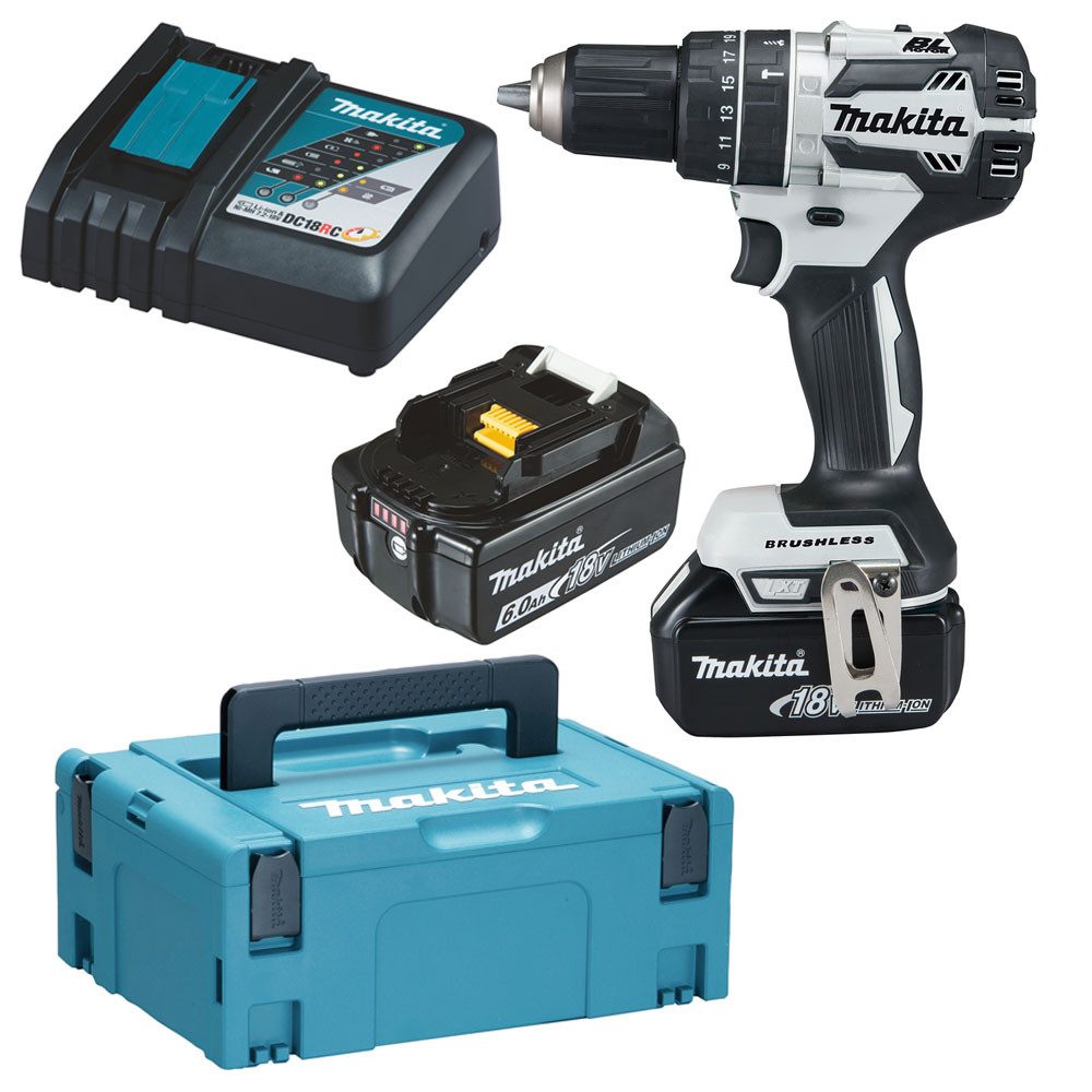 Makita Akku-Schlagbohrschrauber DHP484RGJW, 18 V V günstig online kaufen