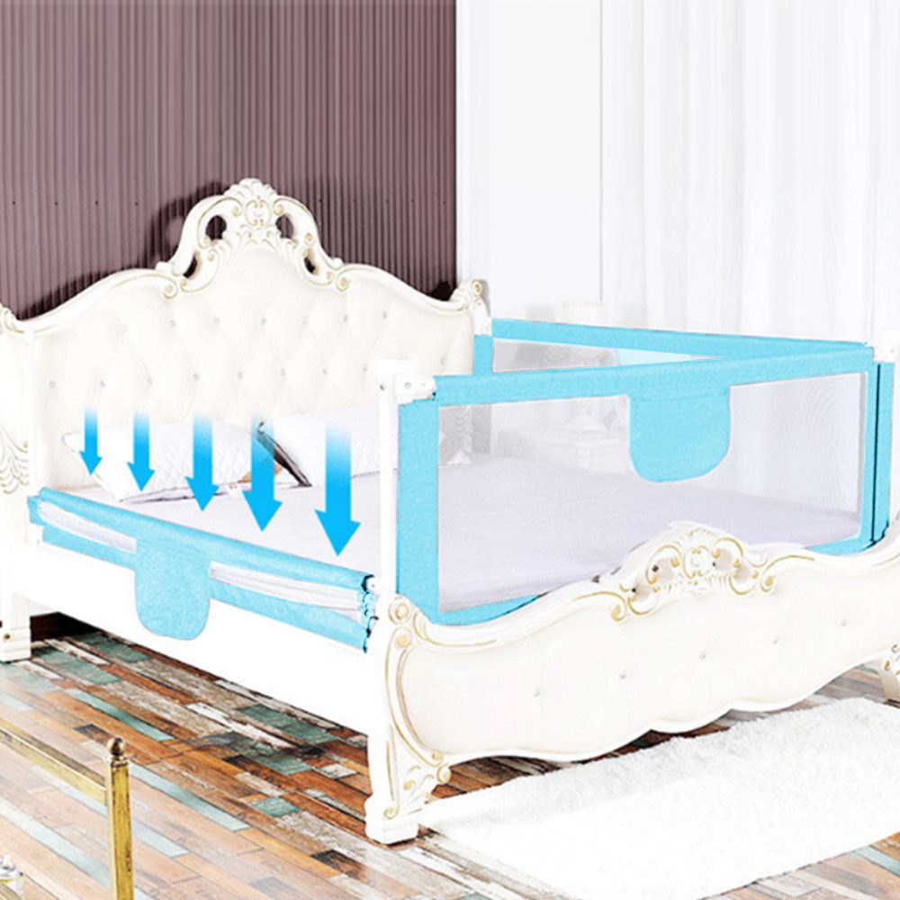 JEOBEST Bettschutzgitter Bettgitter, Kinderbettgitter Babybettgitter, Siche günstig online kaufen
