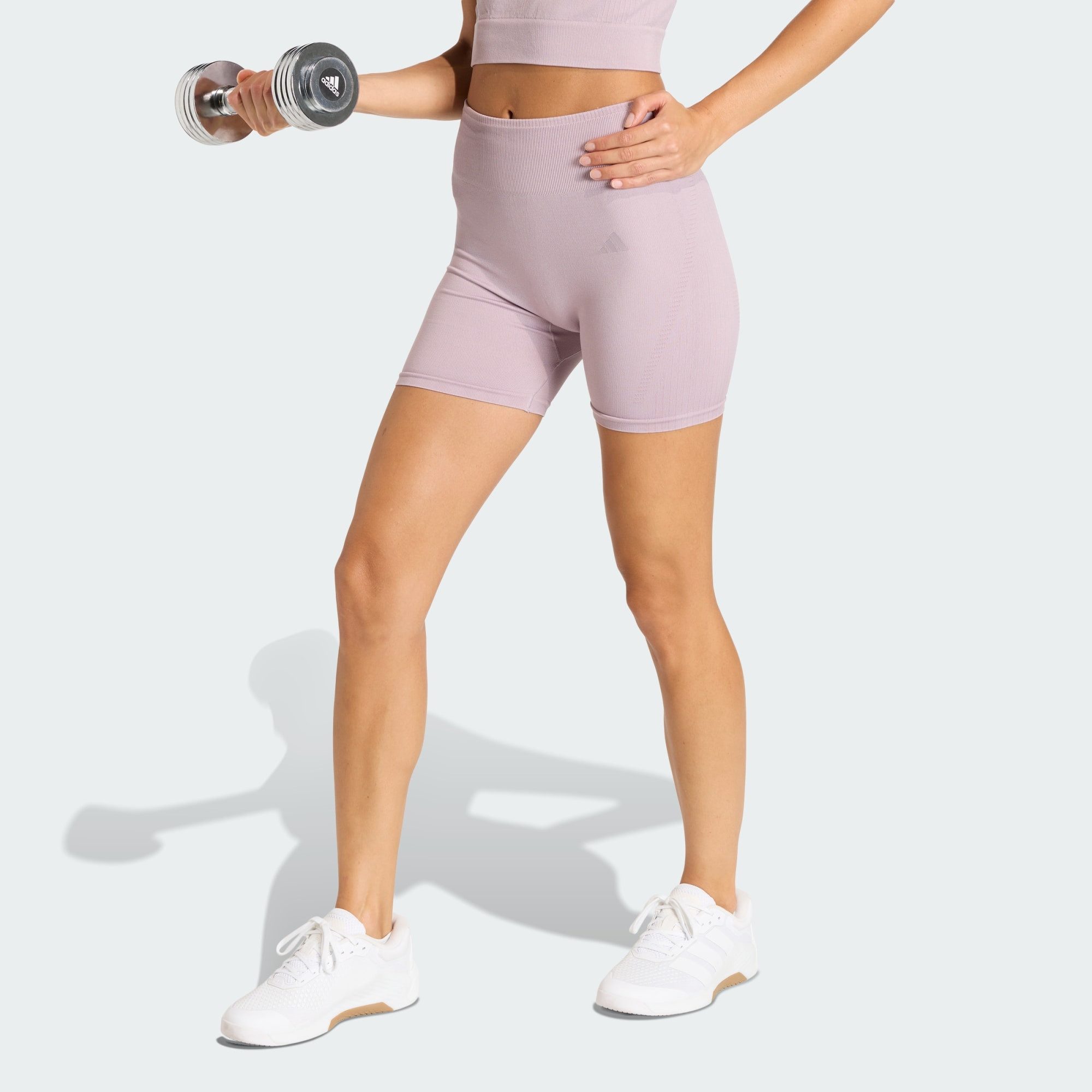 adidas Performance Leggings WORKOUT ESSENTIALS LEGGINGS, GESTRICKT, 10 CM (1-tlg)