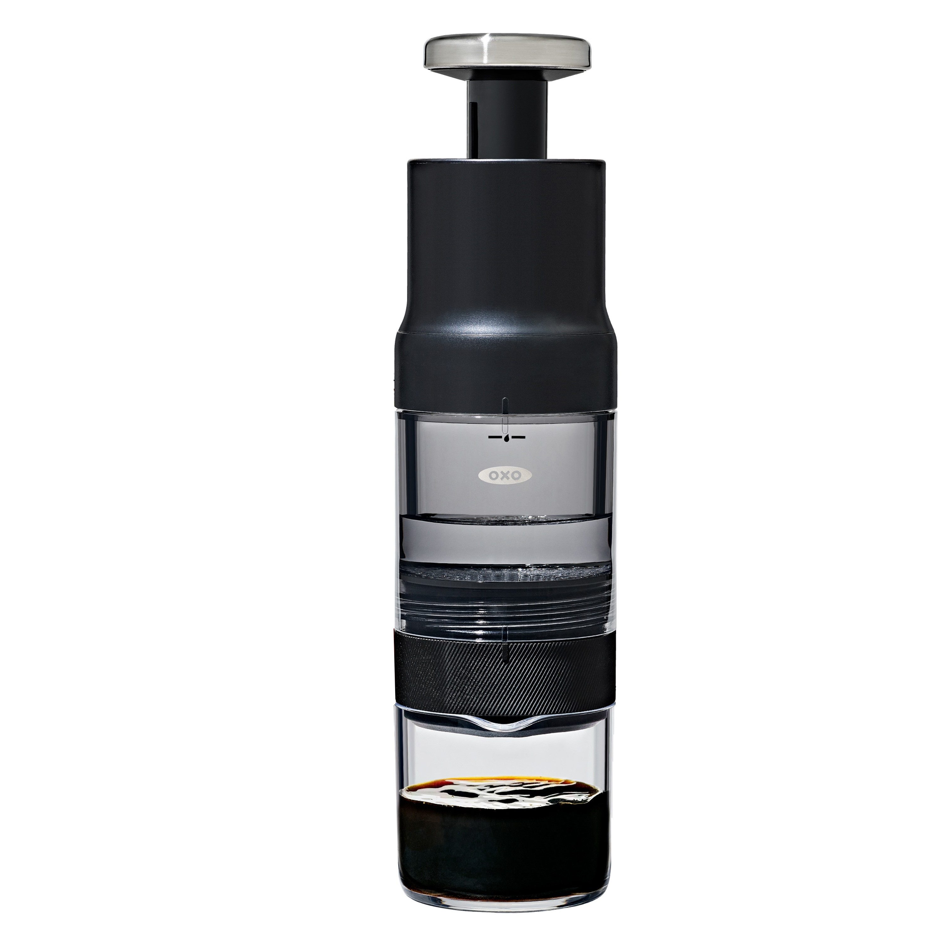 OXO Good Grips Kaffeebereiter Rapid Brew, Heiß in 2 Minuten, Cold Brew in 5 Minuten – ganz ohne Strom