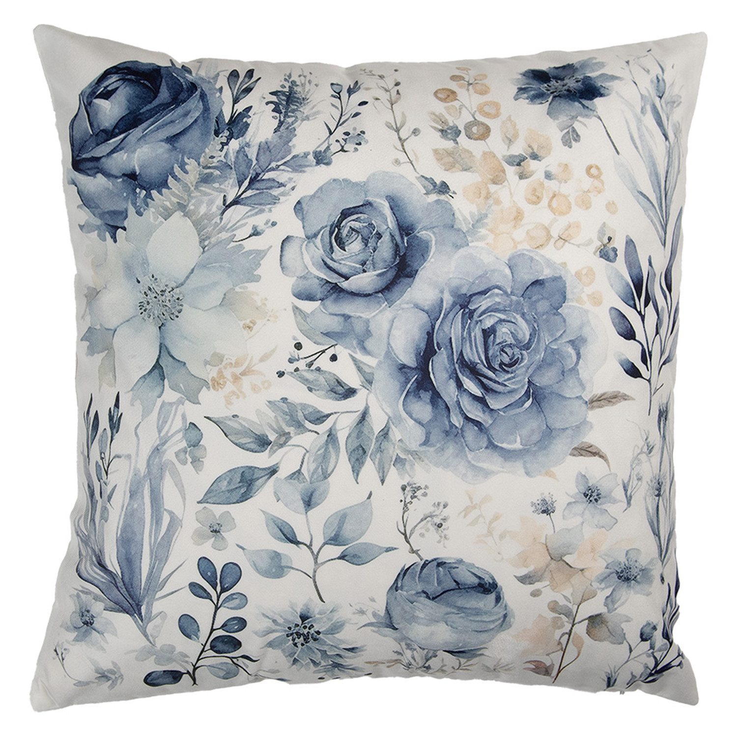 Clayre & Eef Dekokissen Landhaus, Dekokissen Подушкиbezüge ohne Füllung Polyester 45x45 cm