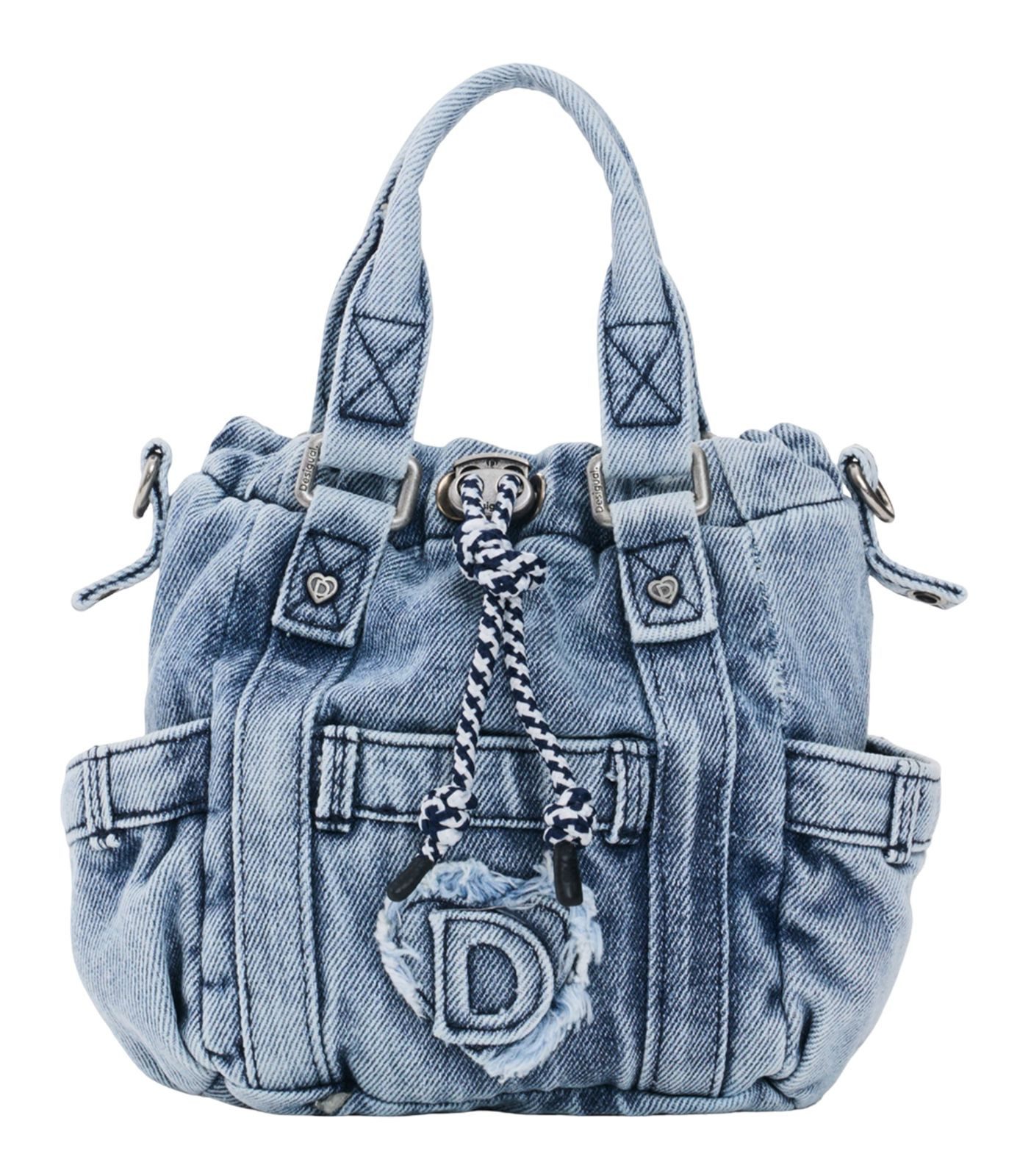 Desigual Handtasche Jackdenim Globe Hand Bag