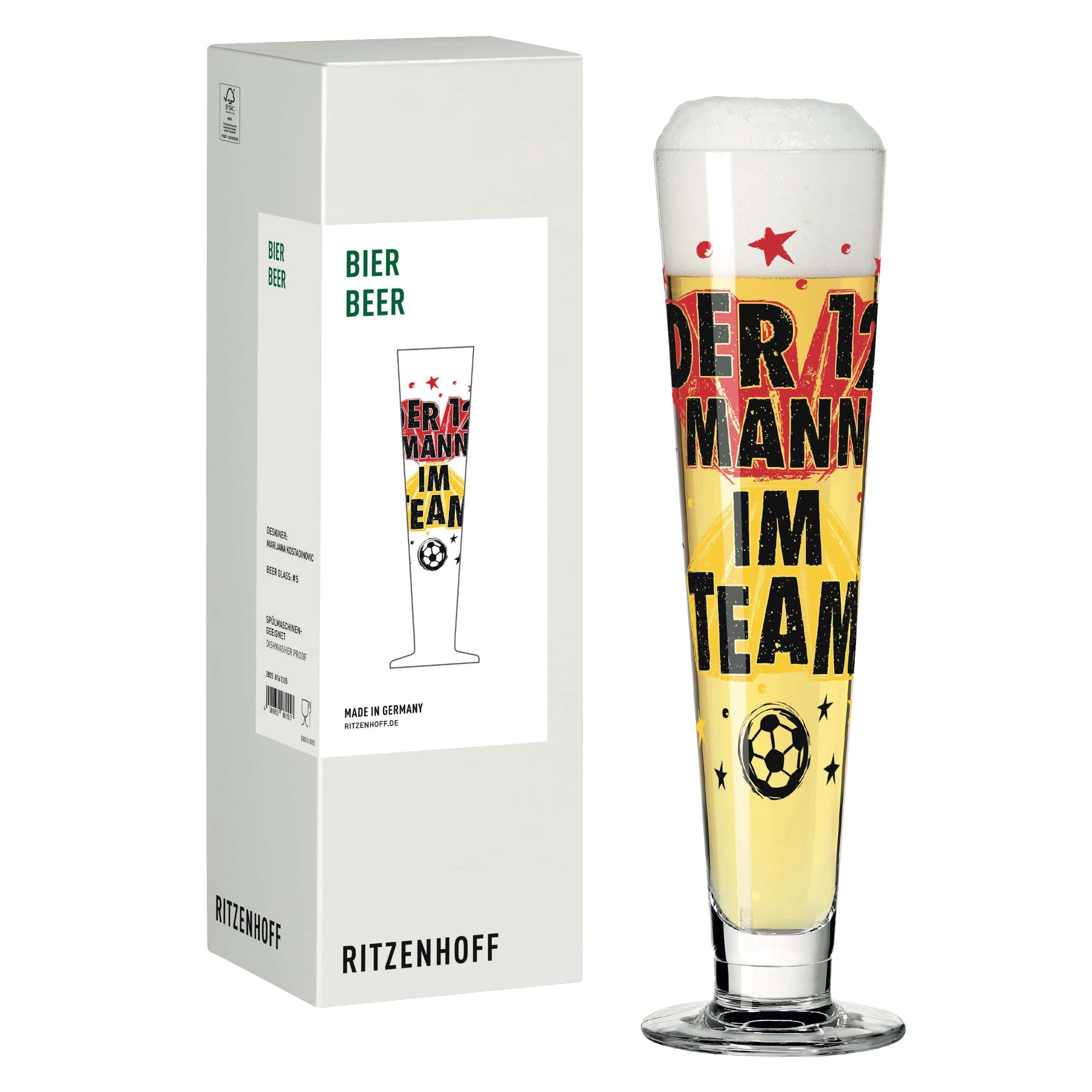 Ritzenhoff Bierglas Fußball