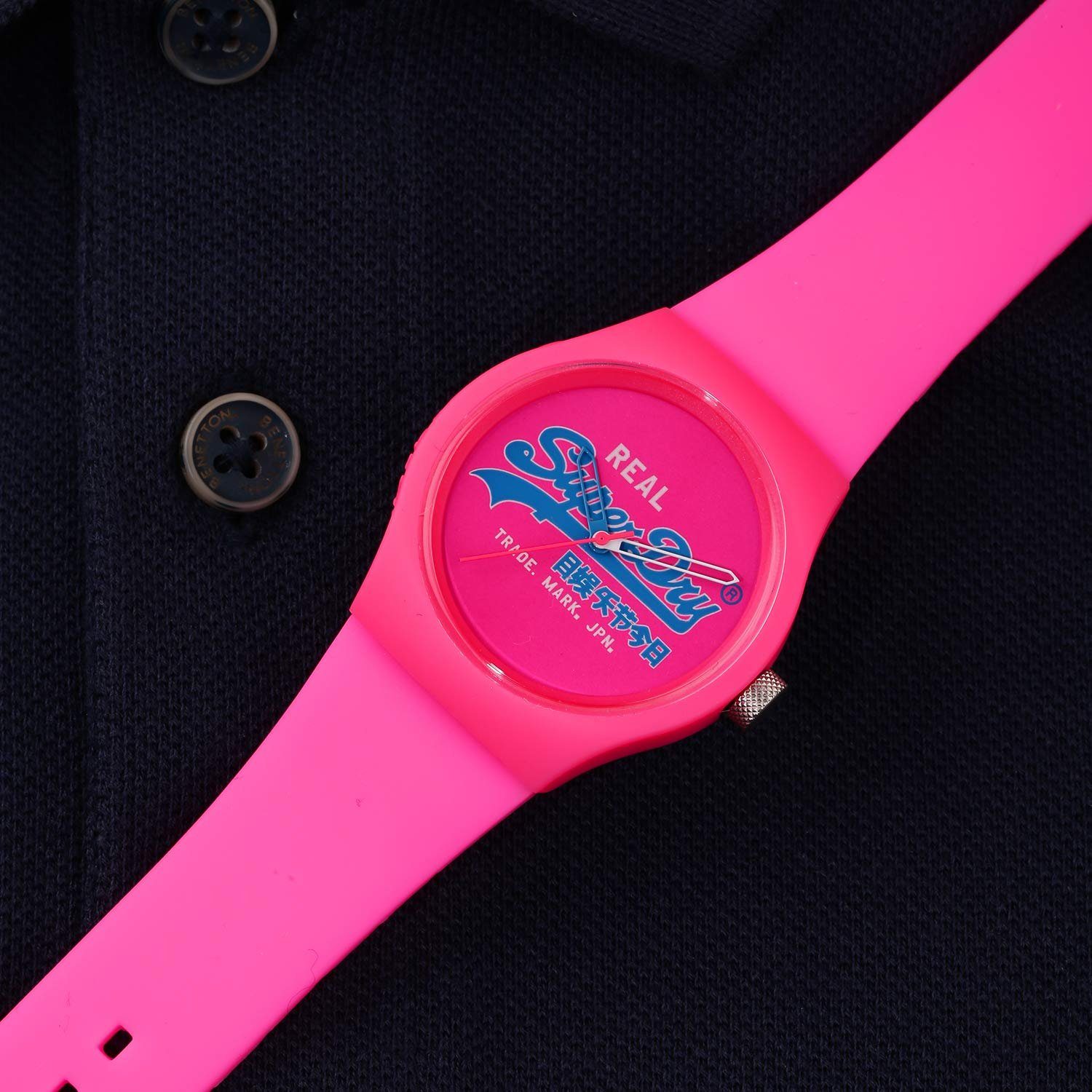 Superdry Quarzuhr, Superdry Urban Original Watch - Pink