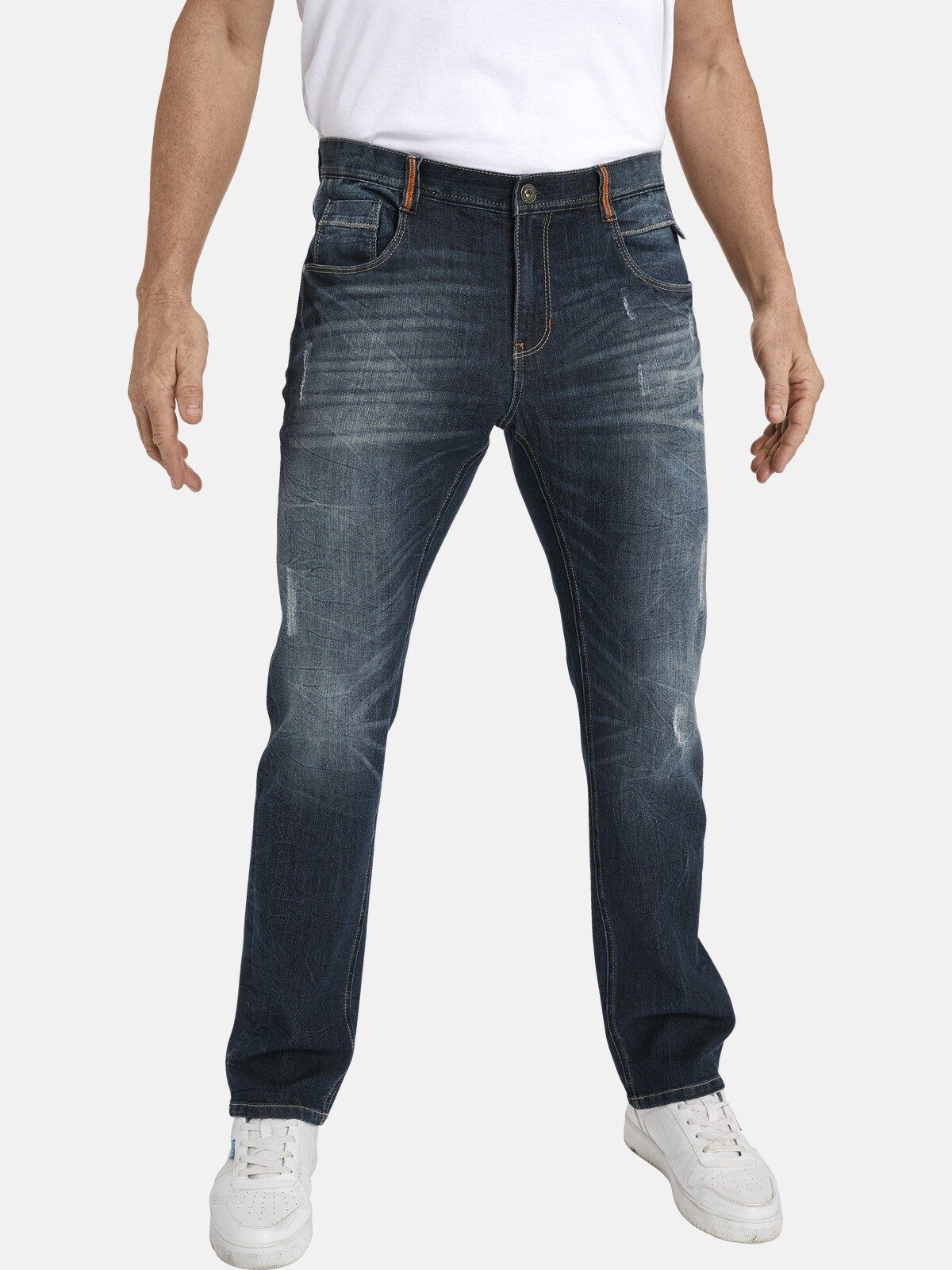 Jan Vanderstorm Comfort-fit-Jeans JURIEN mit farbigen günstig online kaufen