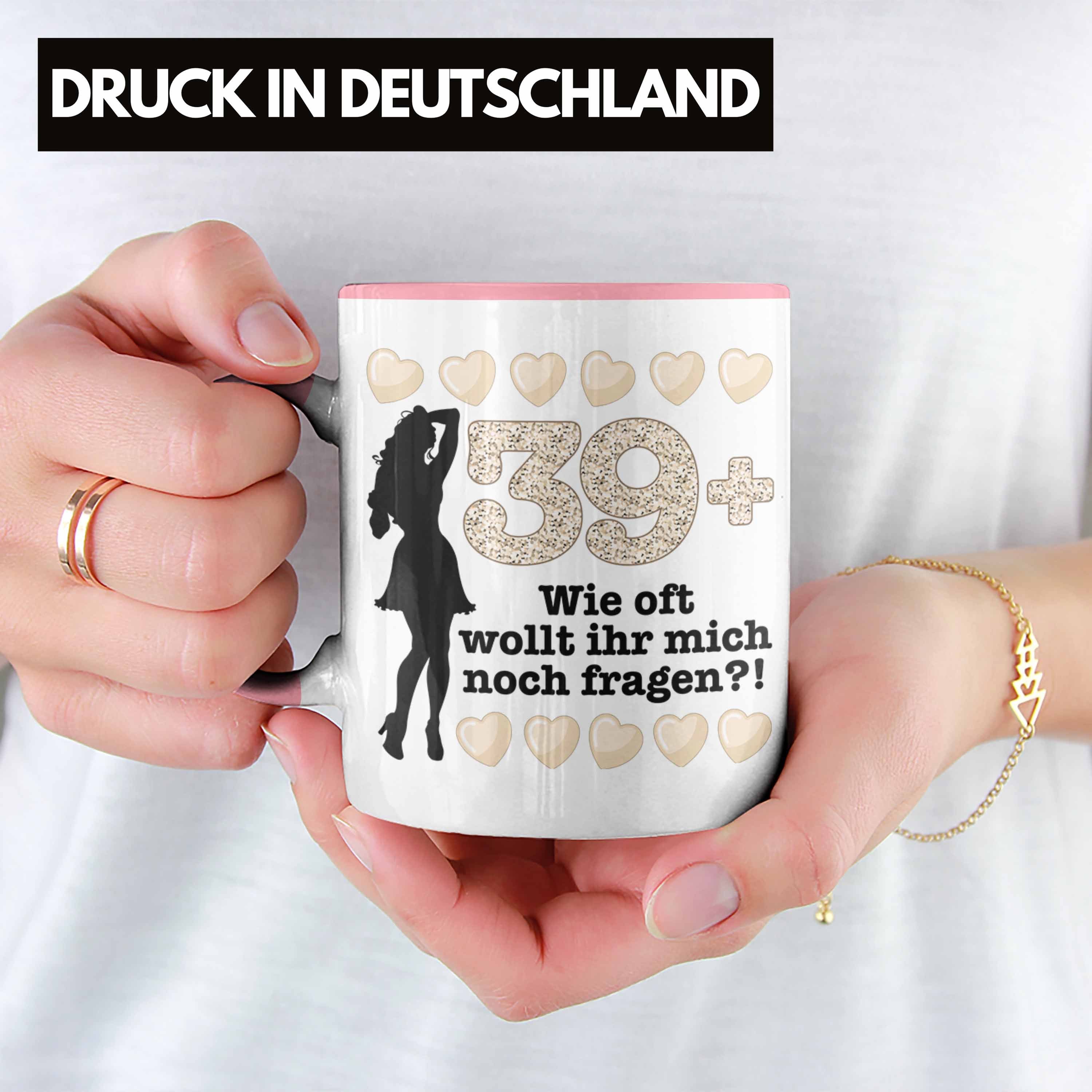 Trendation Tasse Trendation - 40. Geburtstag Frauen Tasse Geschenk Geschenkidee 40er Geburtstag Spruch Perfektion Mama Mutter