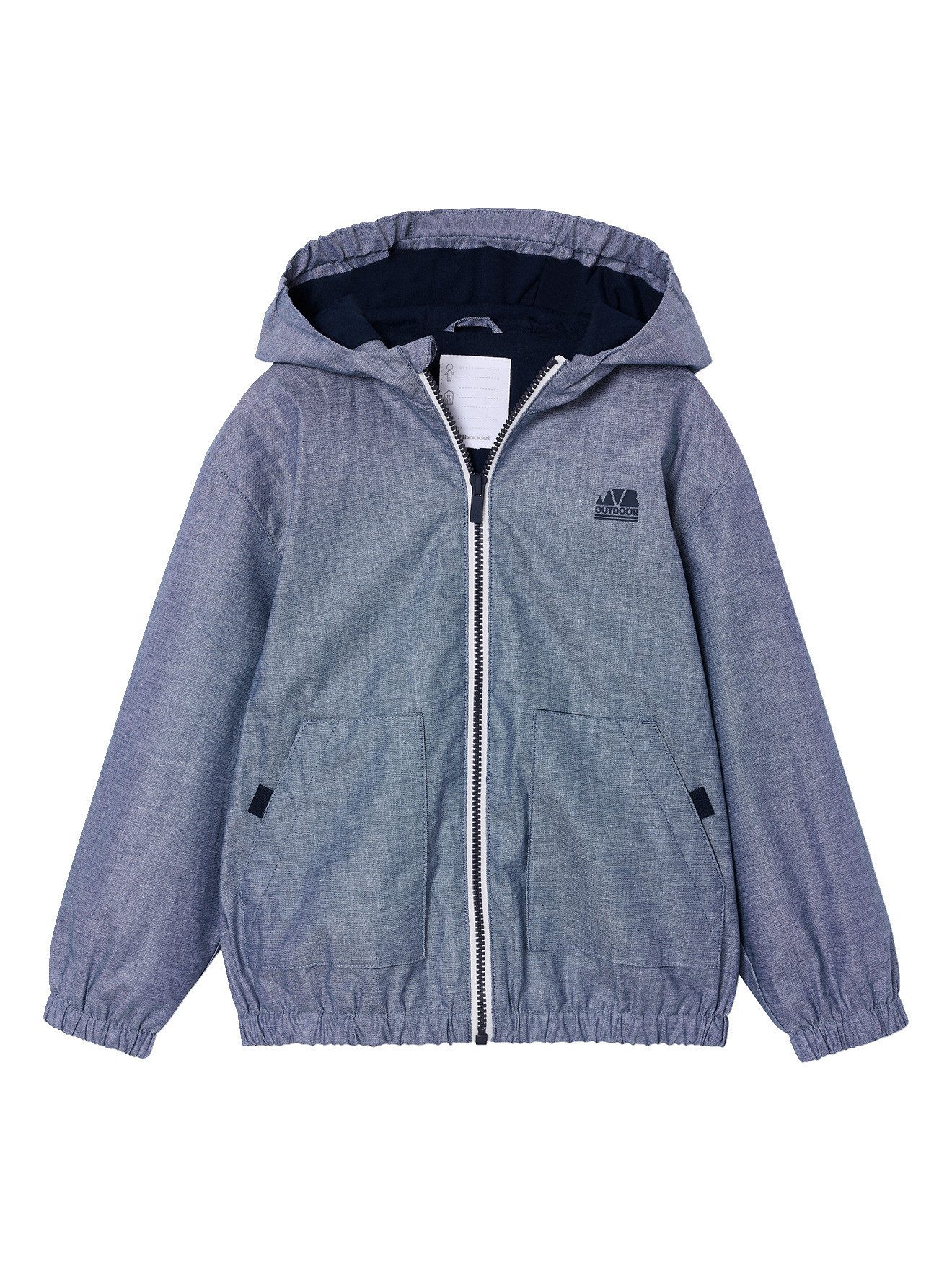 vertbaudet Regenjacke Windjacke Jungen mit Kapuze