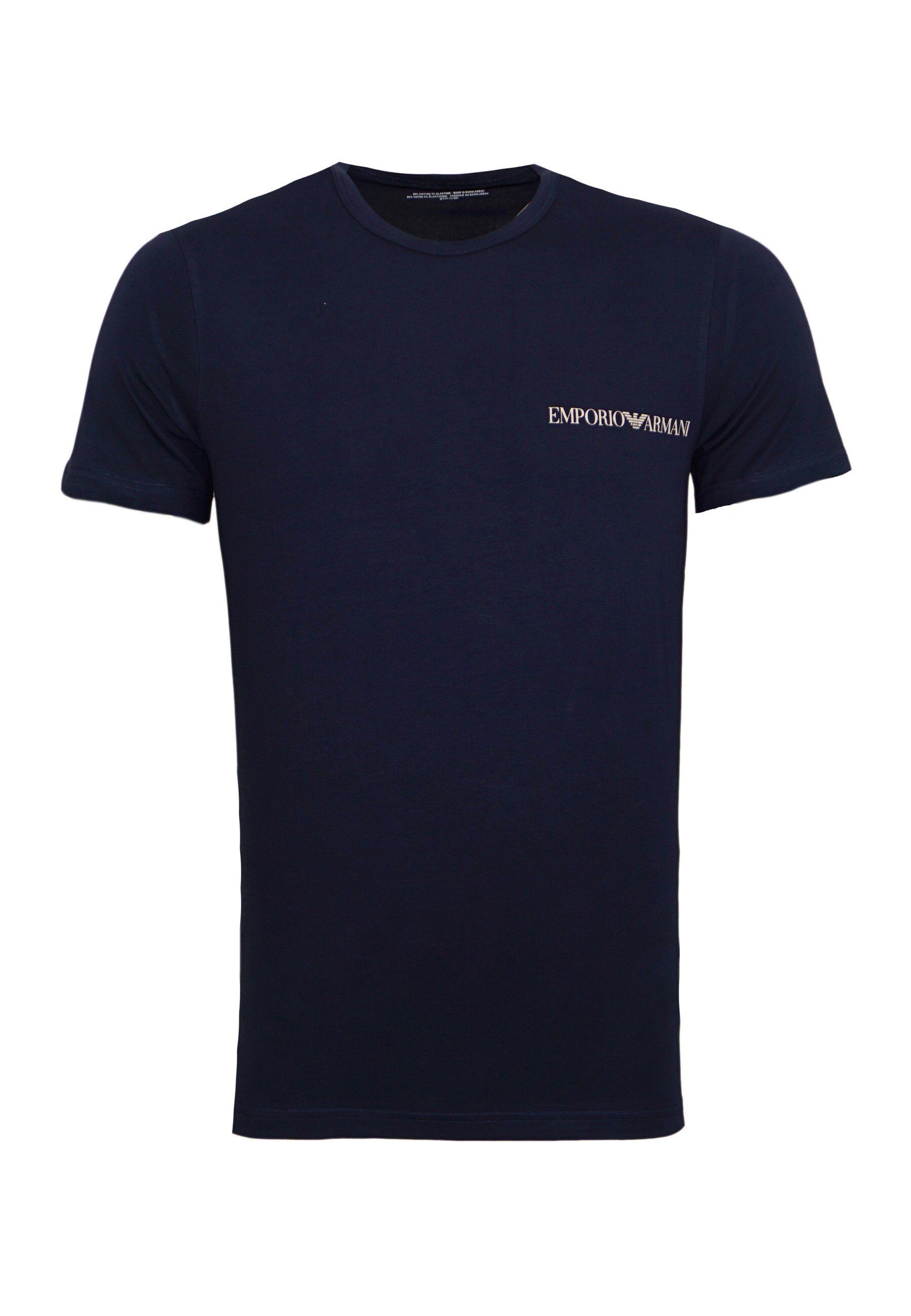 Armani T-Shirts Emporio 11350 2 Pack marine (2-tlg) / T-Shirt Neck Crew rope