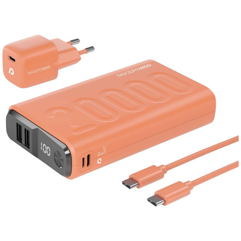 Powerbank PB-20000 +20W USB-Lader Powerbank