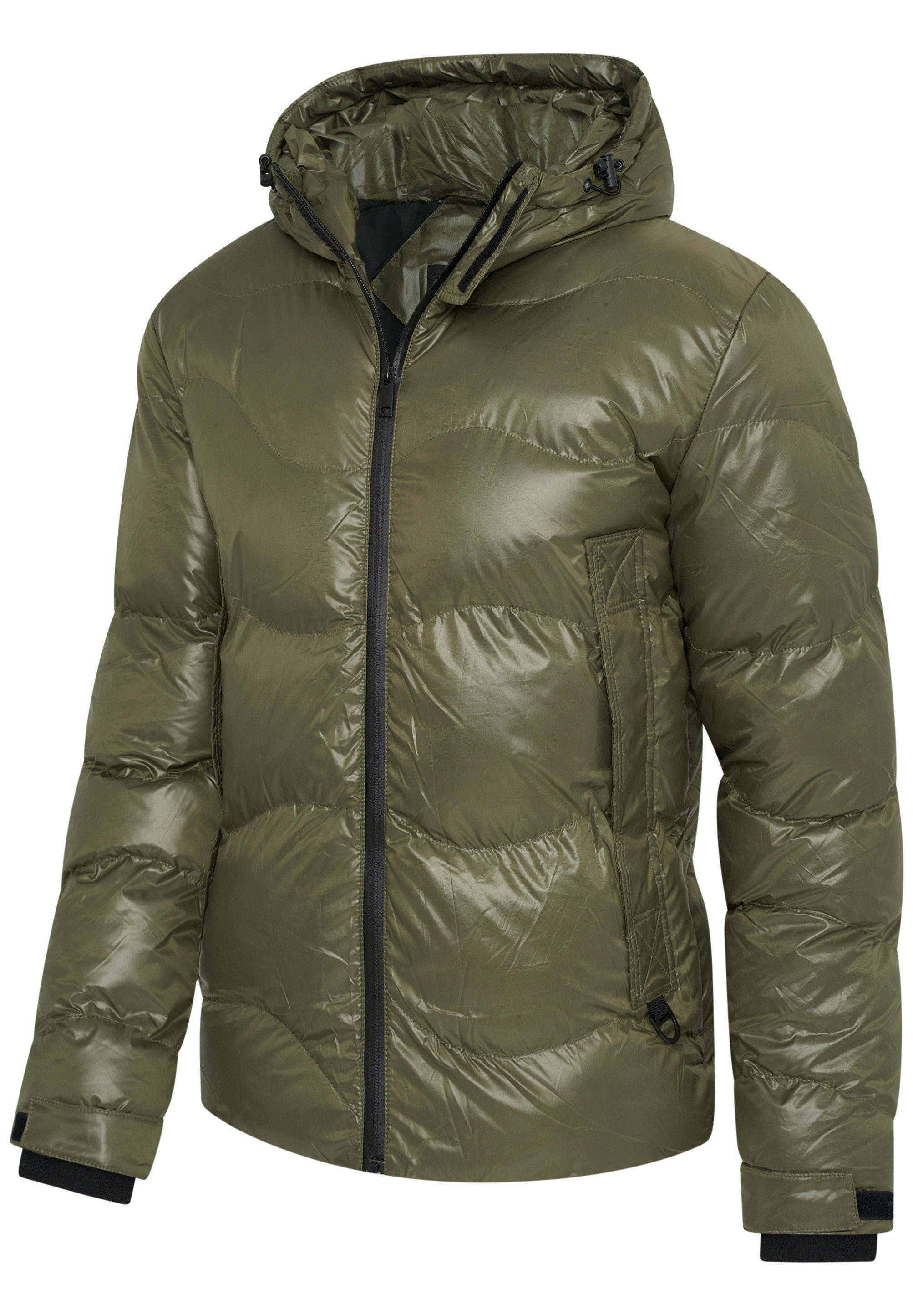 SOULSTAR Winterjacke S2VADUZ Herren Pufferjacke mit Kapuze warme Steppjacke