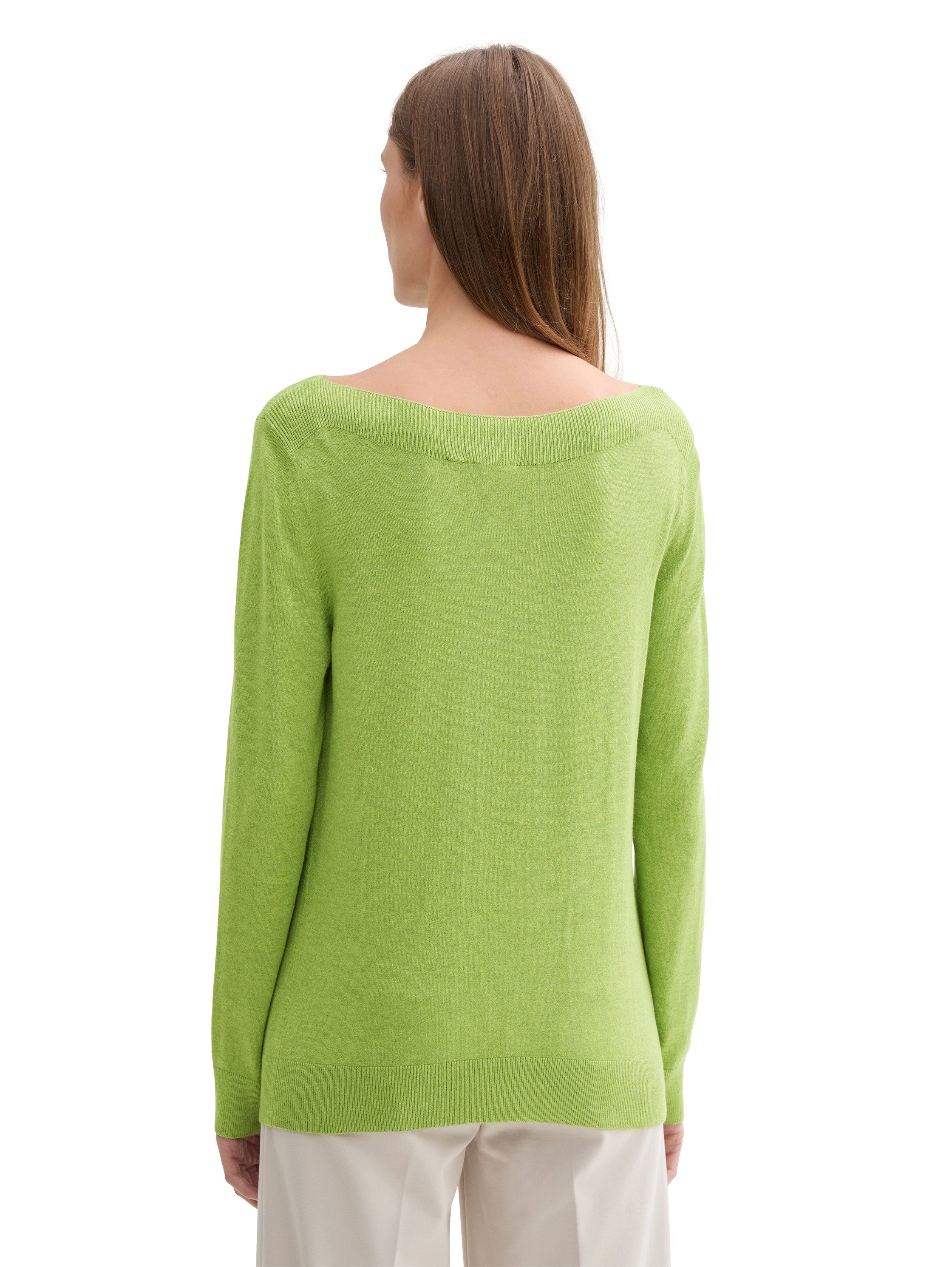 TOM TAILOR Longpullover mit Rippbündchen günstig online kaufen